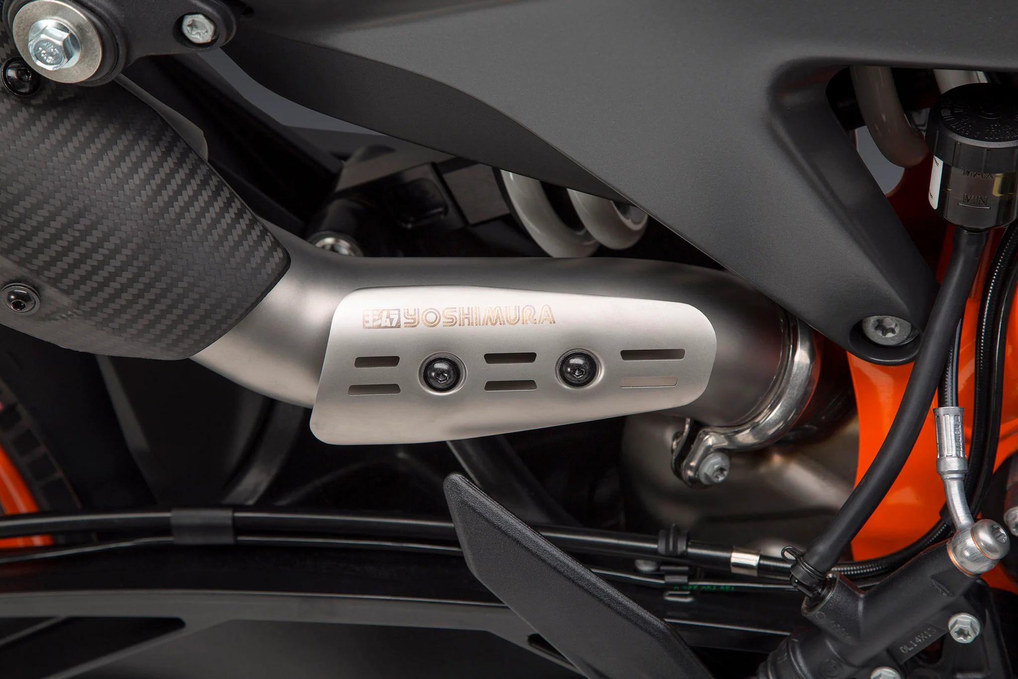 890 DUKE R 20-21 / 790 DUKE 19-20 AT2 Stainless Slip-On Exhaust, w/ Stainless Muffler - Image 5