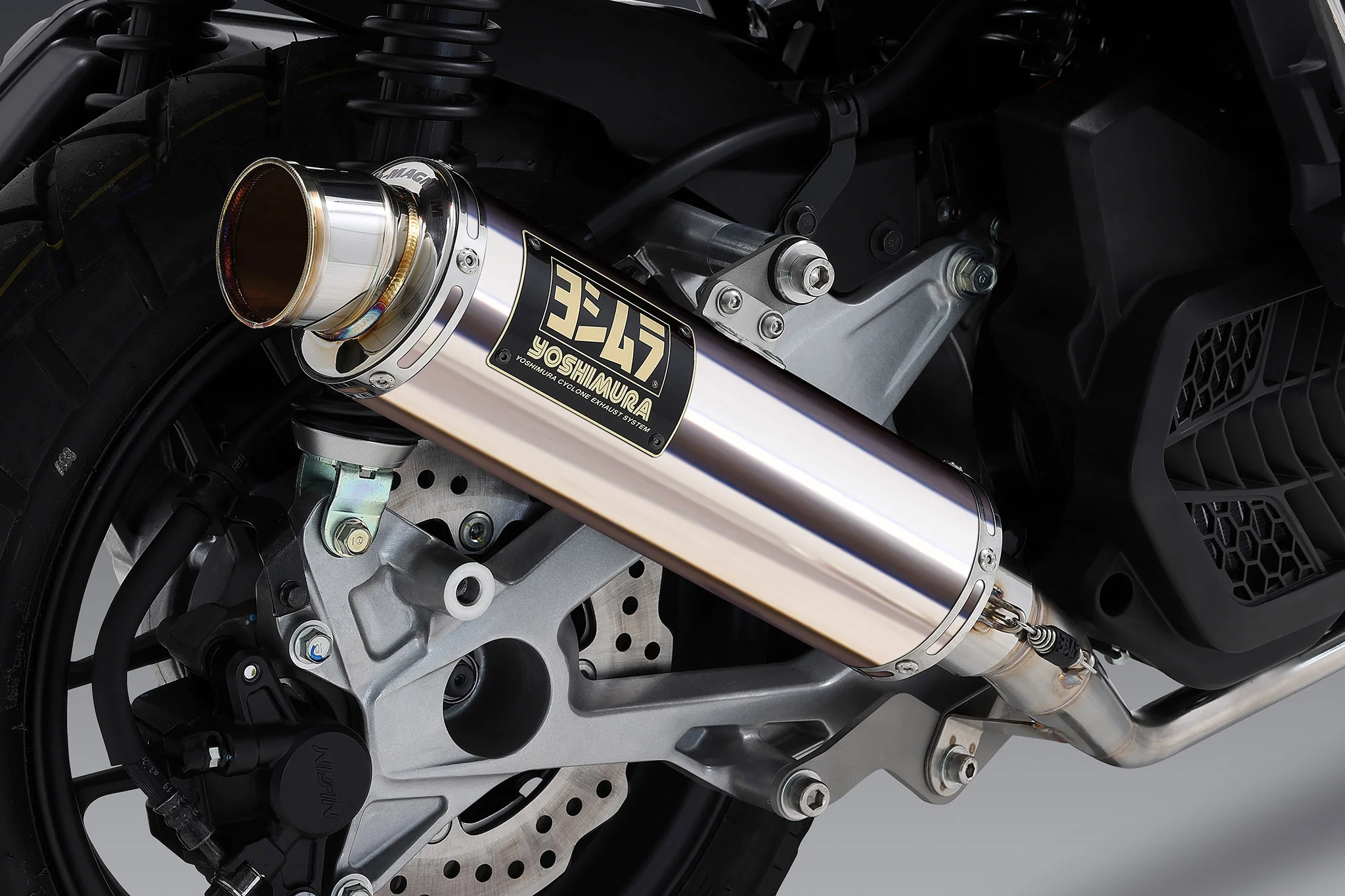ADV150 2021 Race GP-MAGNUM Stainless Full Exhaust, w/ Stainless Muffler - Image 2