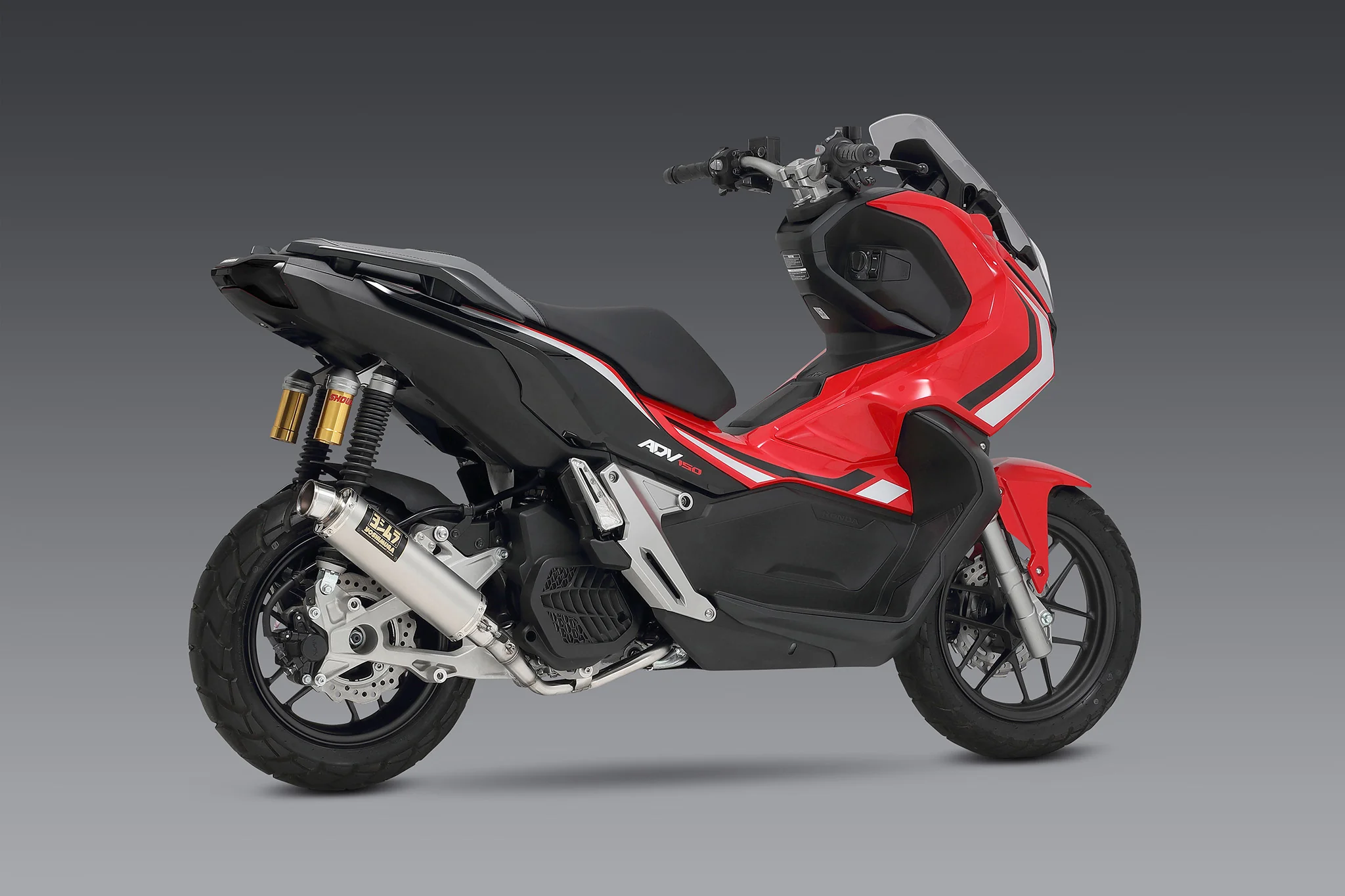 ADV150 2021 Race GP-MAGNUM Stainless Full Exhaust, w/ Stainless Muffler - Image 3