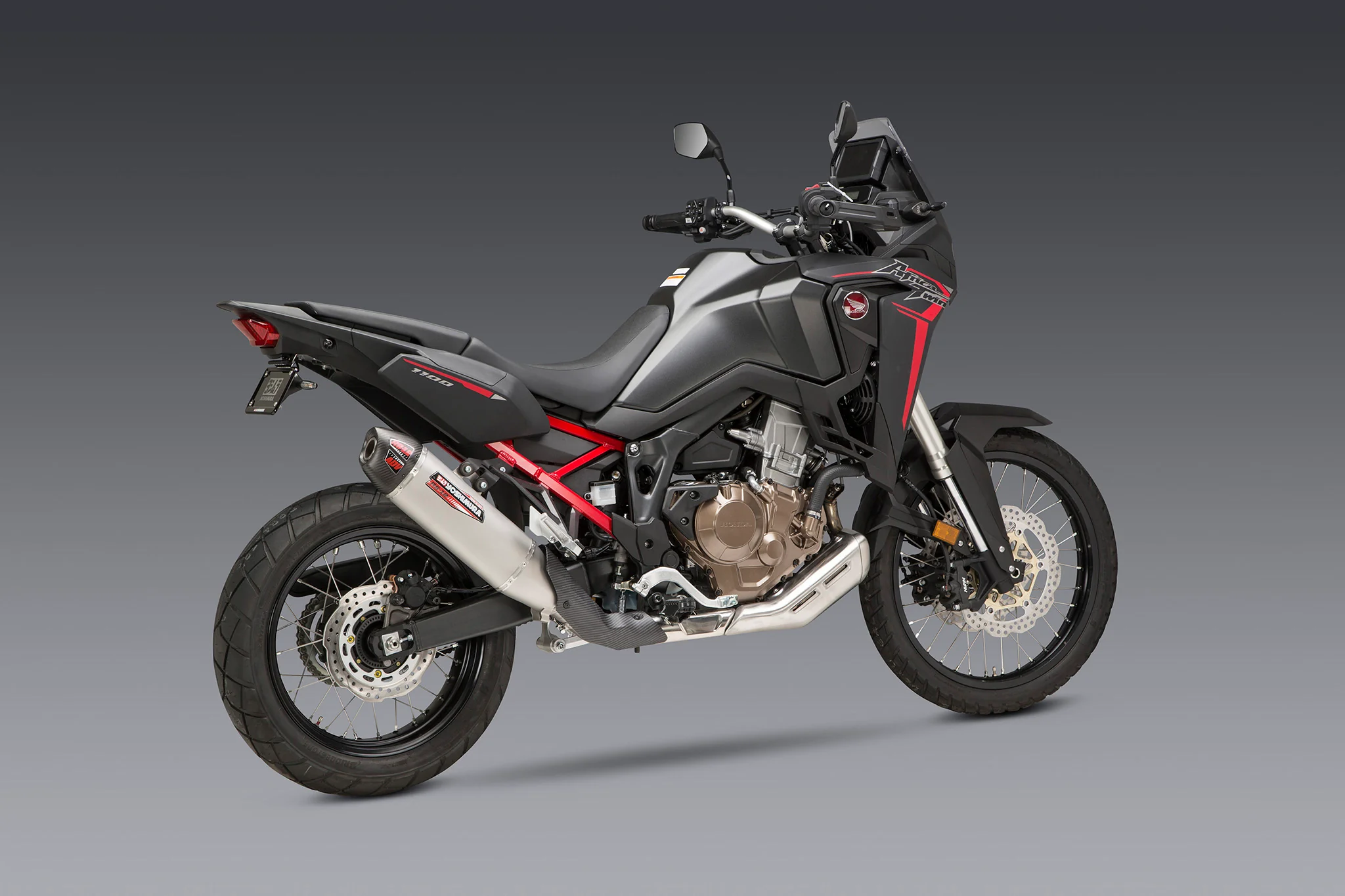 Africa Twin 20-26 RS-12 Stainless Slip-On Exhaust, w/ Stainless Muffler - Image 12