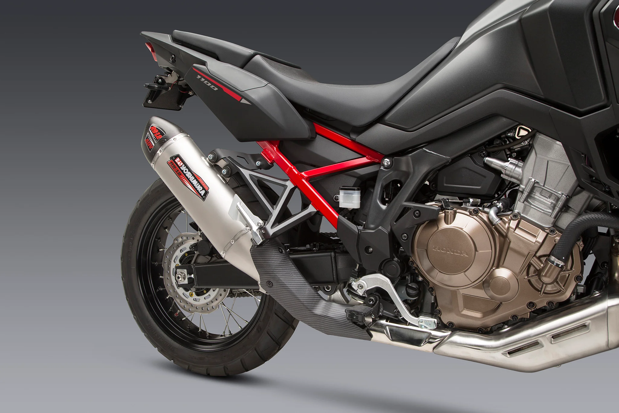 Africa Twin 20-26 RS-12 Stainless Slip-On Exhaust, w/ Stainless Muffler - Image 17