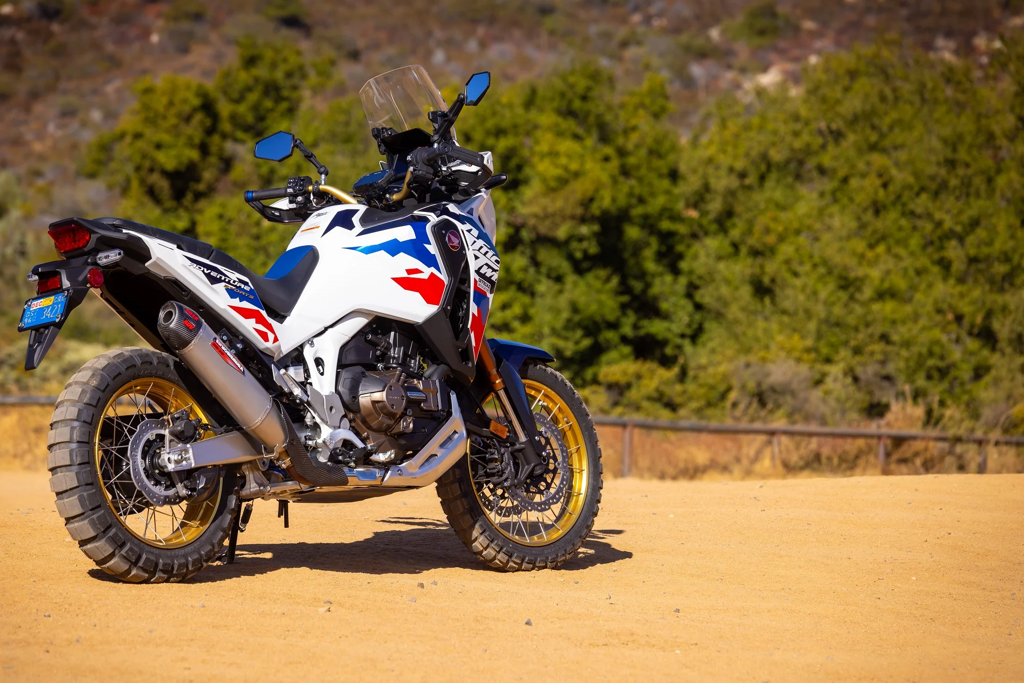 Africa Twin 20-26 RS-12 Stainless Slip-On Exhaust, w/ Stainless Muffler - Image 4