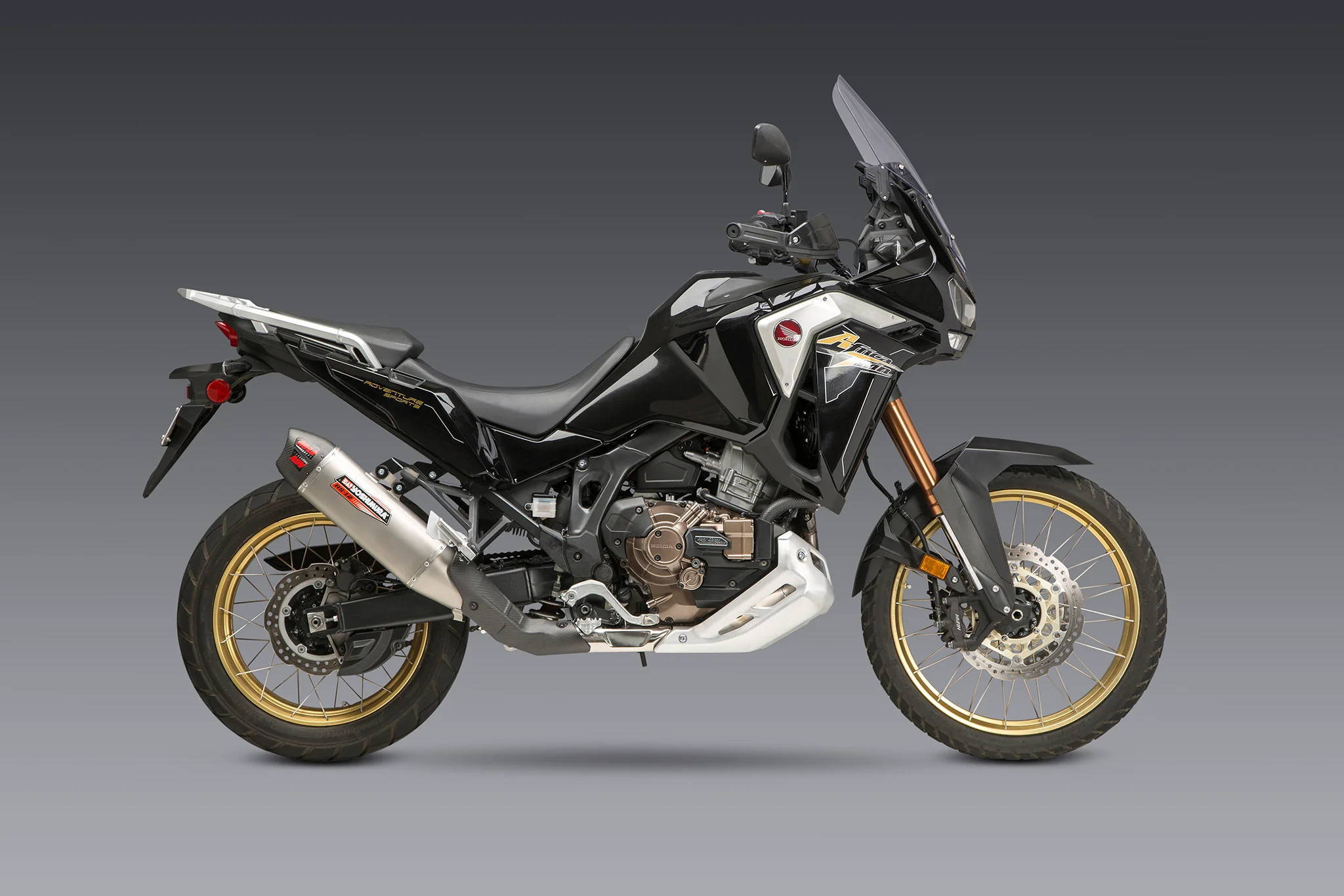 Africa Twin 20-26 RS-12 Stainless Slip-On Exhaust, w/ Stainless Muffler - Image 9