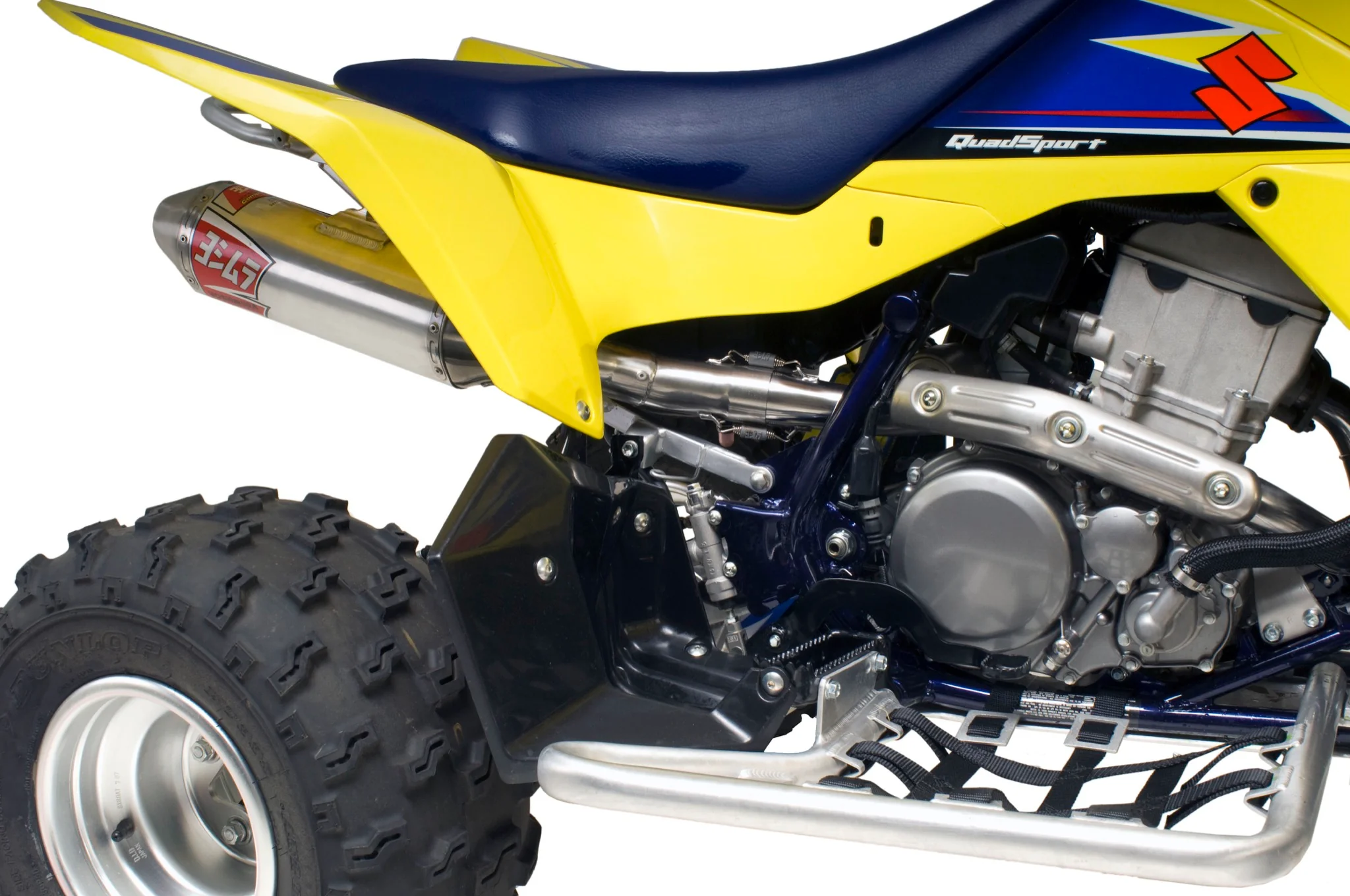 SUZUKI/KAWASAKI LTZ400 03-14 RS-2 Stainless Full Exhaust, w/ Aluminum Muffler - Image 3