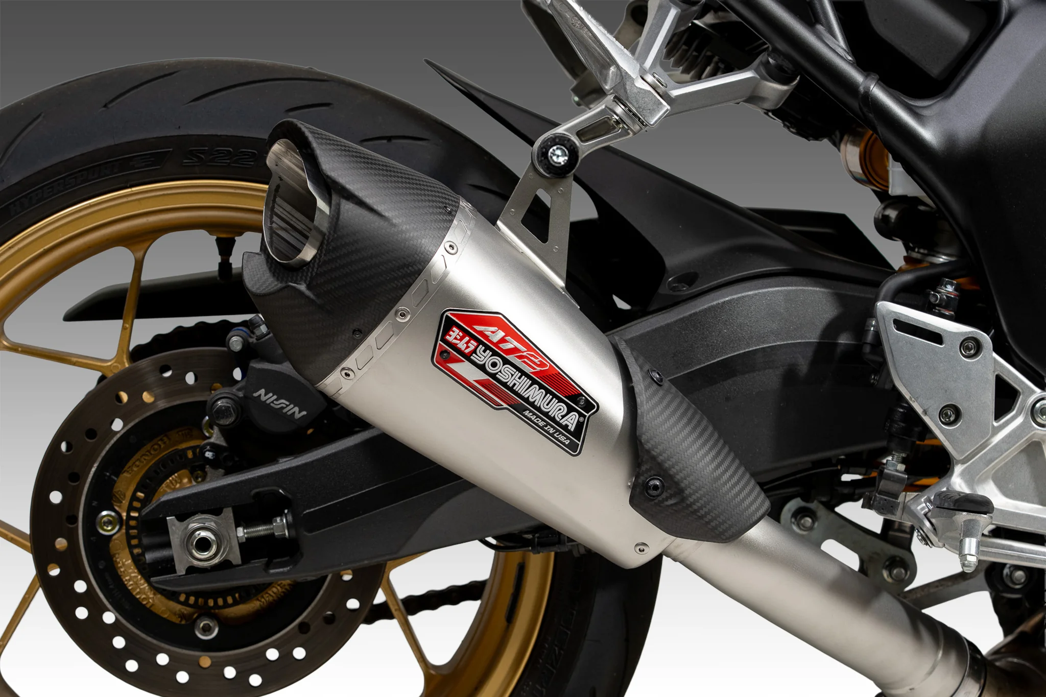 CB1000 25-26 AT2 Stainless Slip-On Exhaust, w/ Stainless Muffler - Image 10