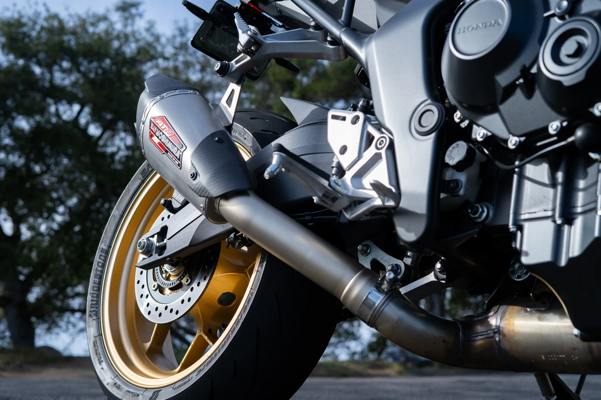 CB1000 25-26 AT2 Stainless Slip-On Exhaust, w/ Stainless Muffler - Image 7