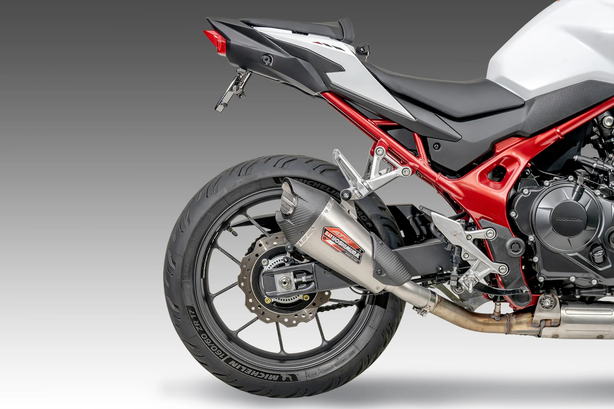 CB750 2025 AT2 Stainless Slip-On Exhaust, w/ Stainless Muffler - Image 3