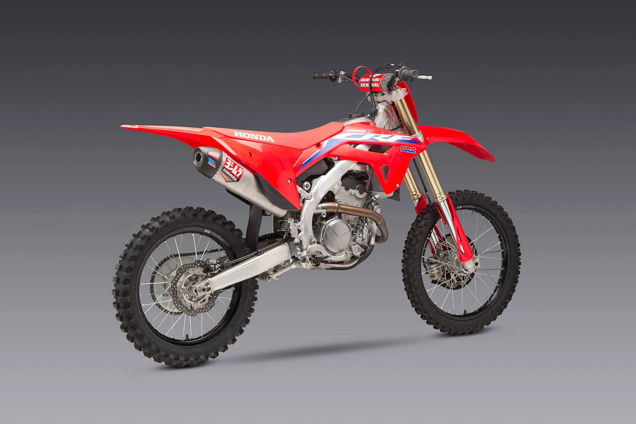 CRF250R/RX 22-24 RS-12 Stainless Slip-On Exhaust, w/ Stainless Muffler - Image 4