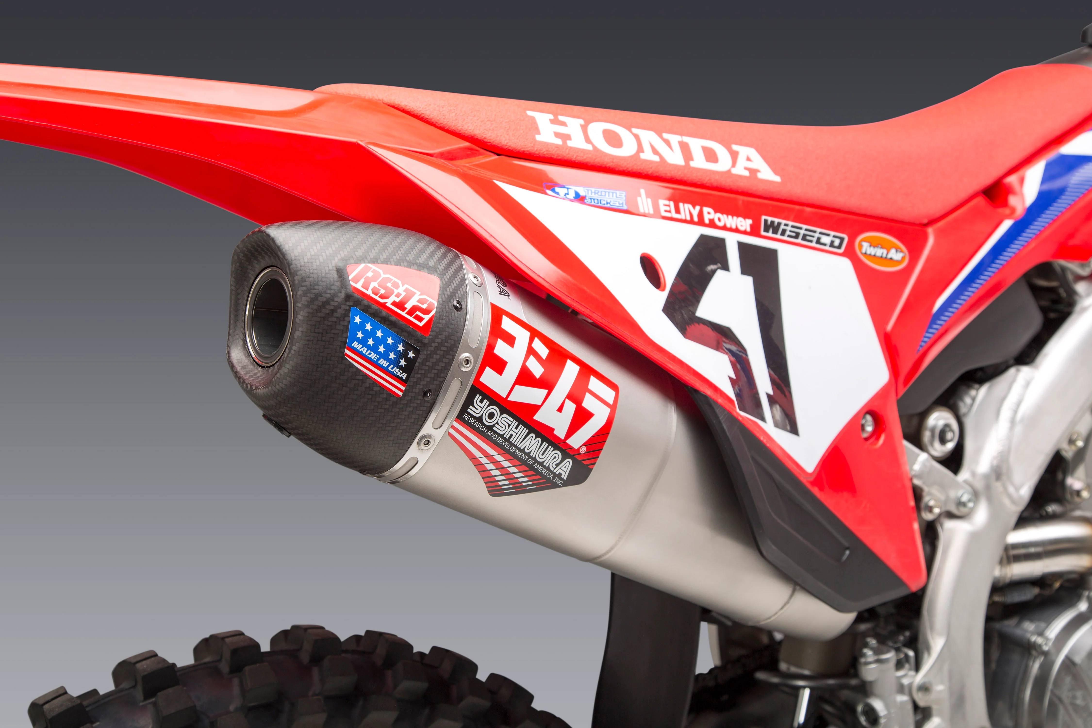 CRF250R/RX 22-24 RS-12 Stainless Full Exhaust, w/ Stainless Muffler - Image 6