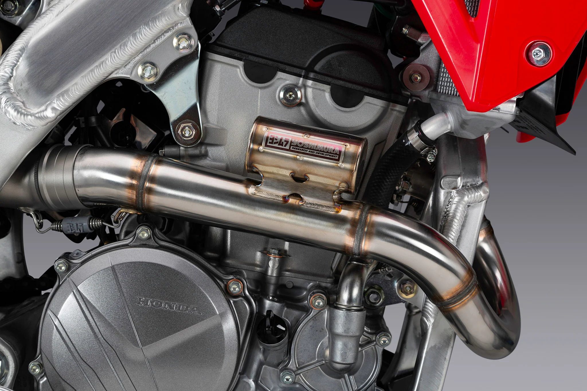 CRF250R/RX 25-26 RS-12 Stainless Full Exhaust, w/ Stainless Muffler - Image 8