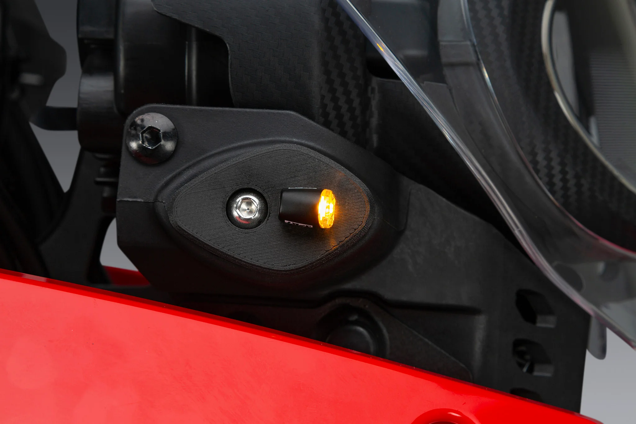 CRF300L RALLY 2021-24 / CRF250 RALLY 2017-20 FRONT MICRO TURN SIGNAL KIT - Image 5