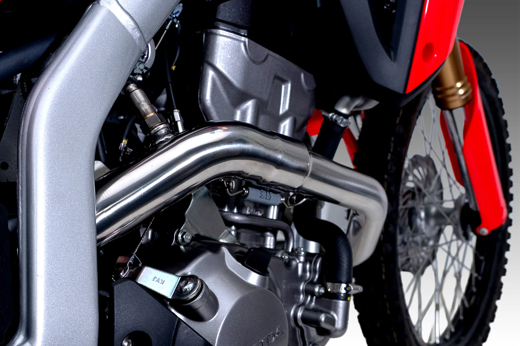 CRF300L/Rally 21-25 Race RS-12 Stainless Full Exhaust, w/ Stainless Muffler - Image 11