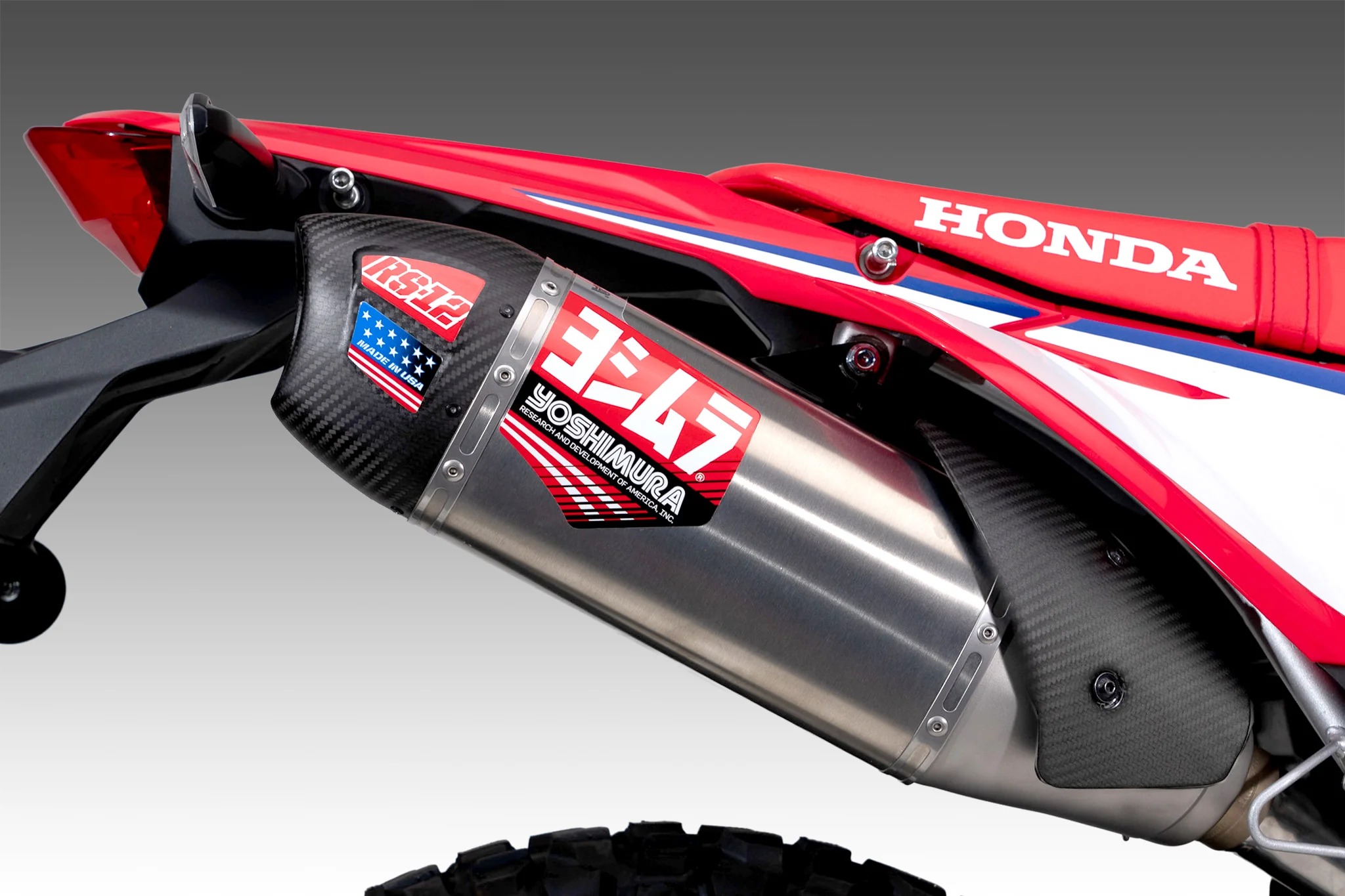 CRF300L/Rally 21-25 Race RS-12 Stainless Full Exhaust, w/ Stainless Muffler - Image 15