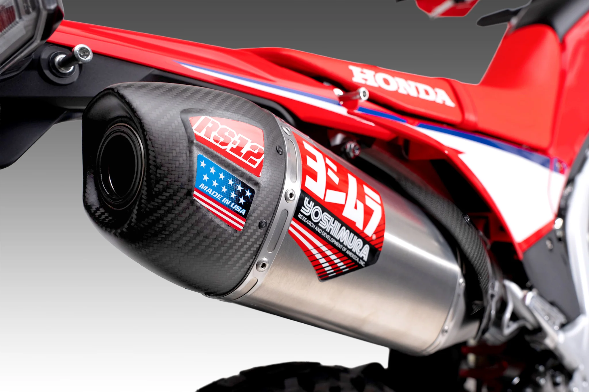 CRF300L/Rally 21-25 Race RS-12 Stainless Full Exhaust, w/ Stainless Muffler - Image 16