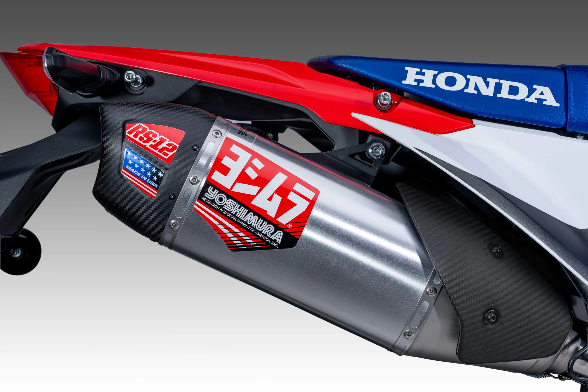 CRF300L/Rally 21-25 Race RS-12 Stainless Full Exhaust, w/ Stainless Muffler - Image 9