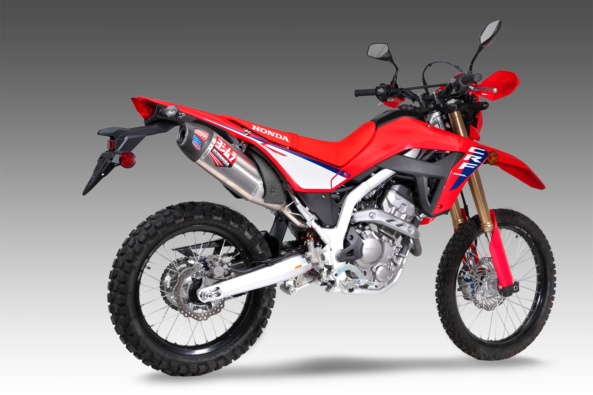 CRF300L/Rally 21-25 Race RS-12 Stainless Slip-On Exhaust, w/ Stainless Muffler - Image 2
