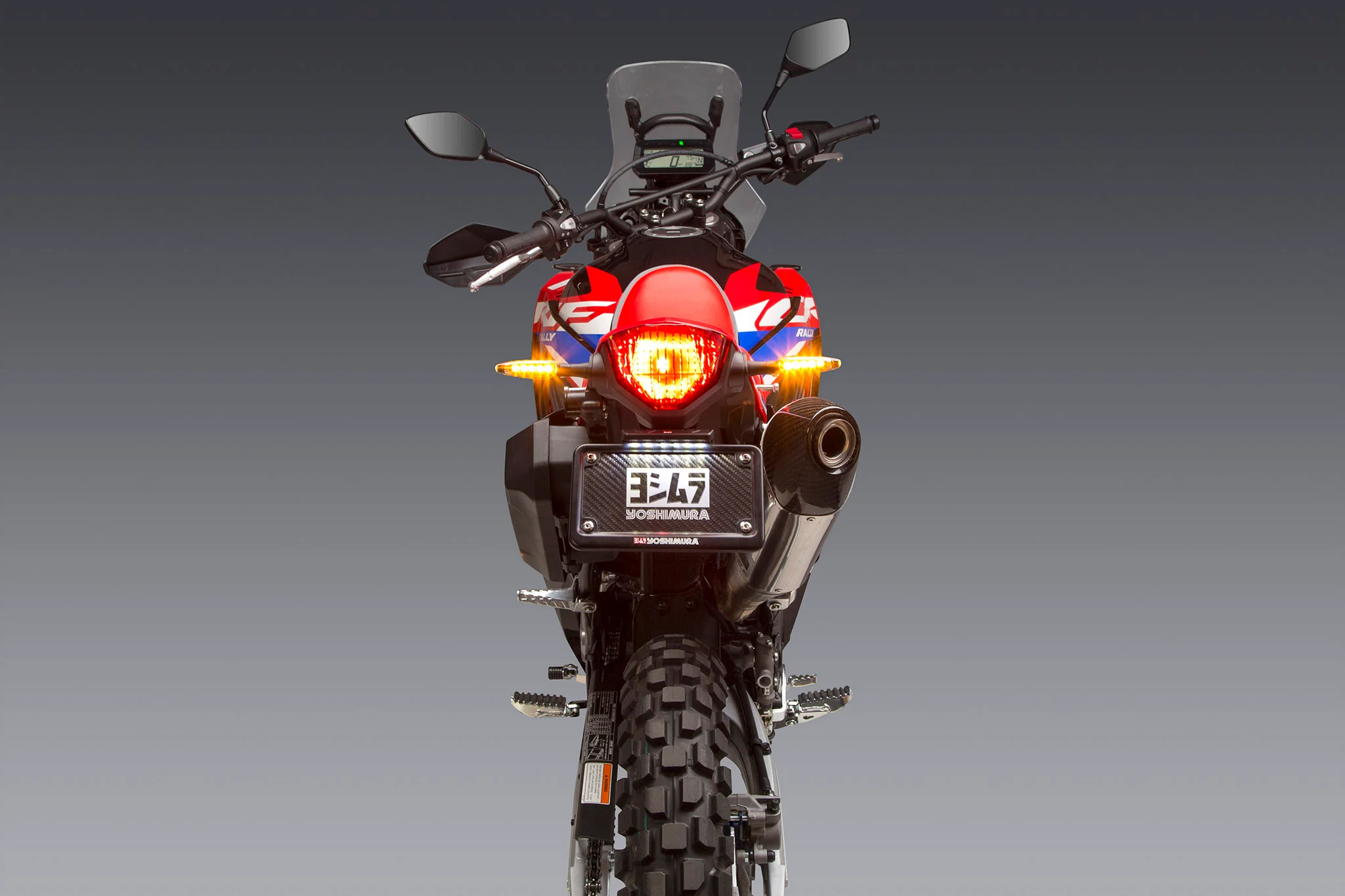 CRF300L RALLY 2021-25 Rear Turn Signal Mount Plates - Image 2
