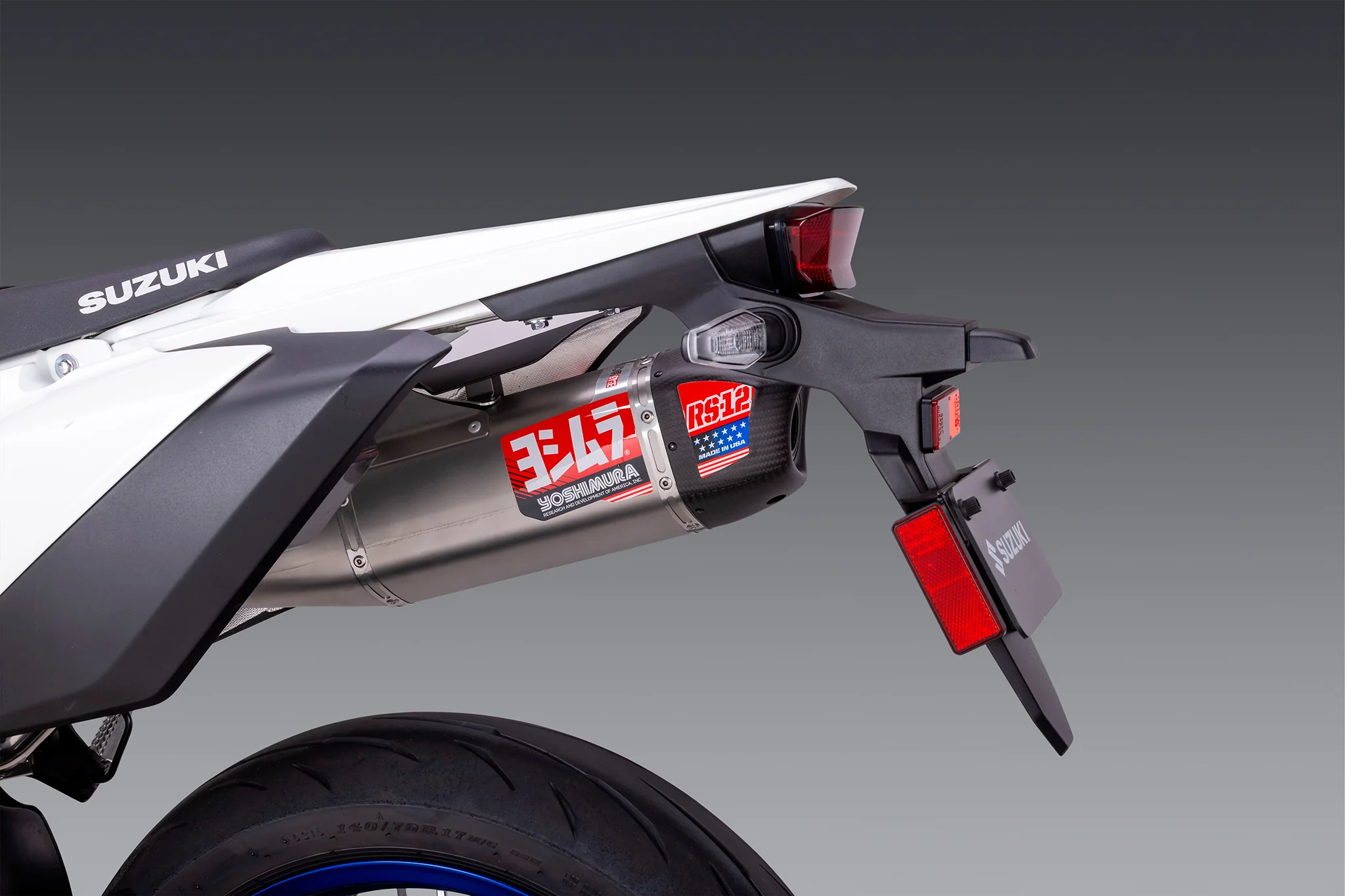 DR-Z4 S/SM 25-26 Race RS-12 Stainless Full Exhaust, w/ Stainless Muffler - Image 10
