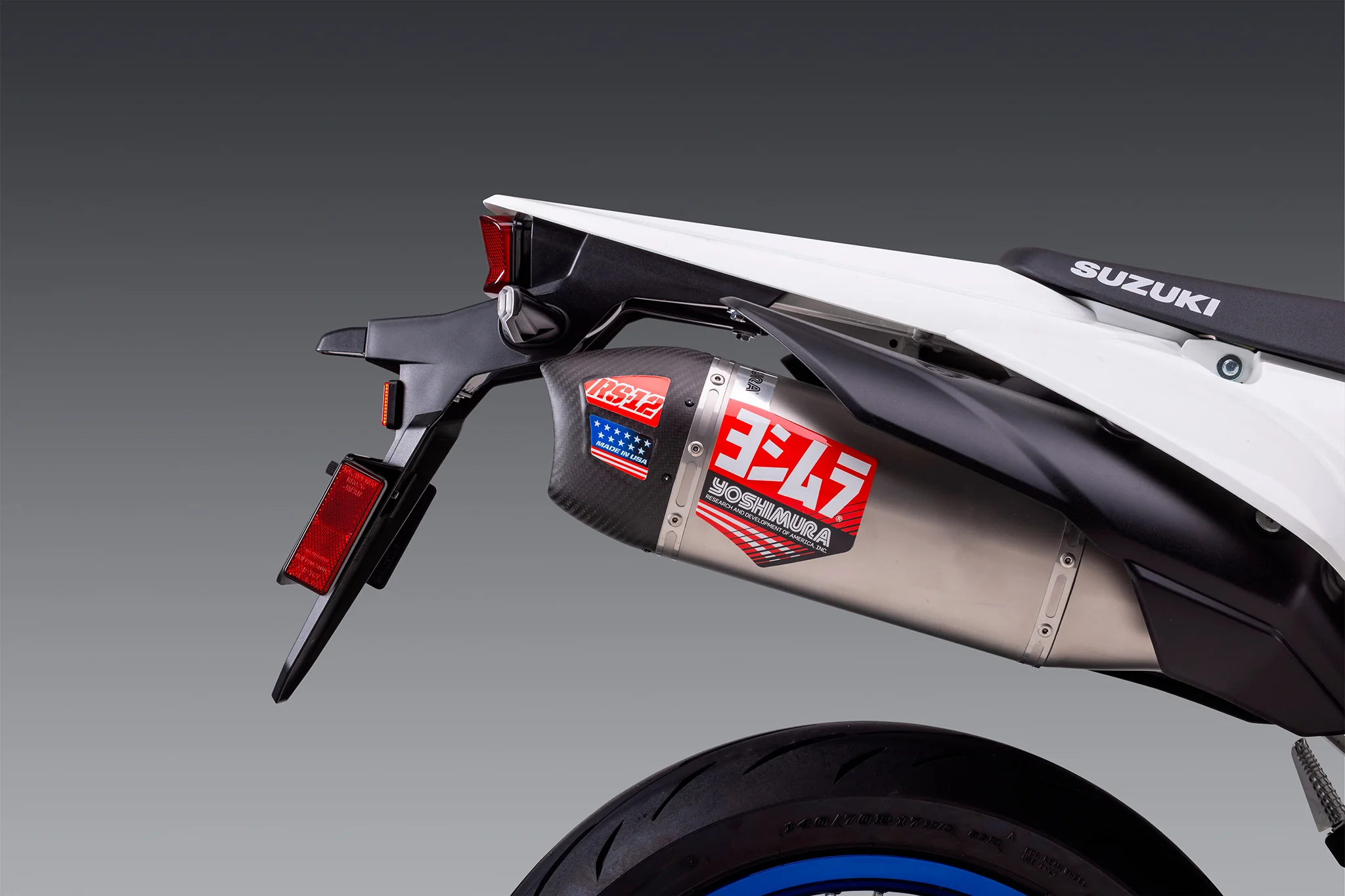 DR-Z4 S/SM 25-26 Race RS-12 Stainless Full Exhaust, w/ Stainless Muffler - Image 7