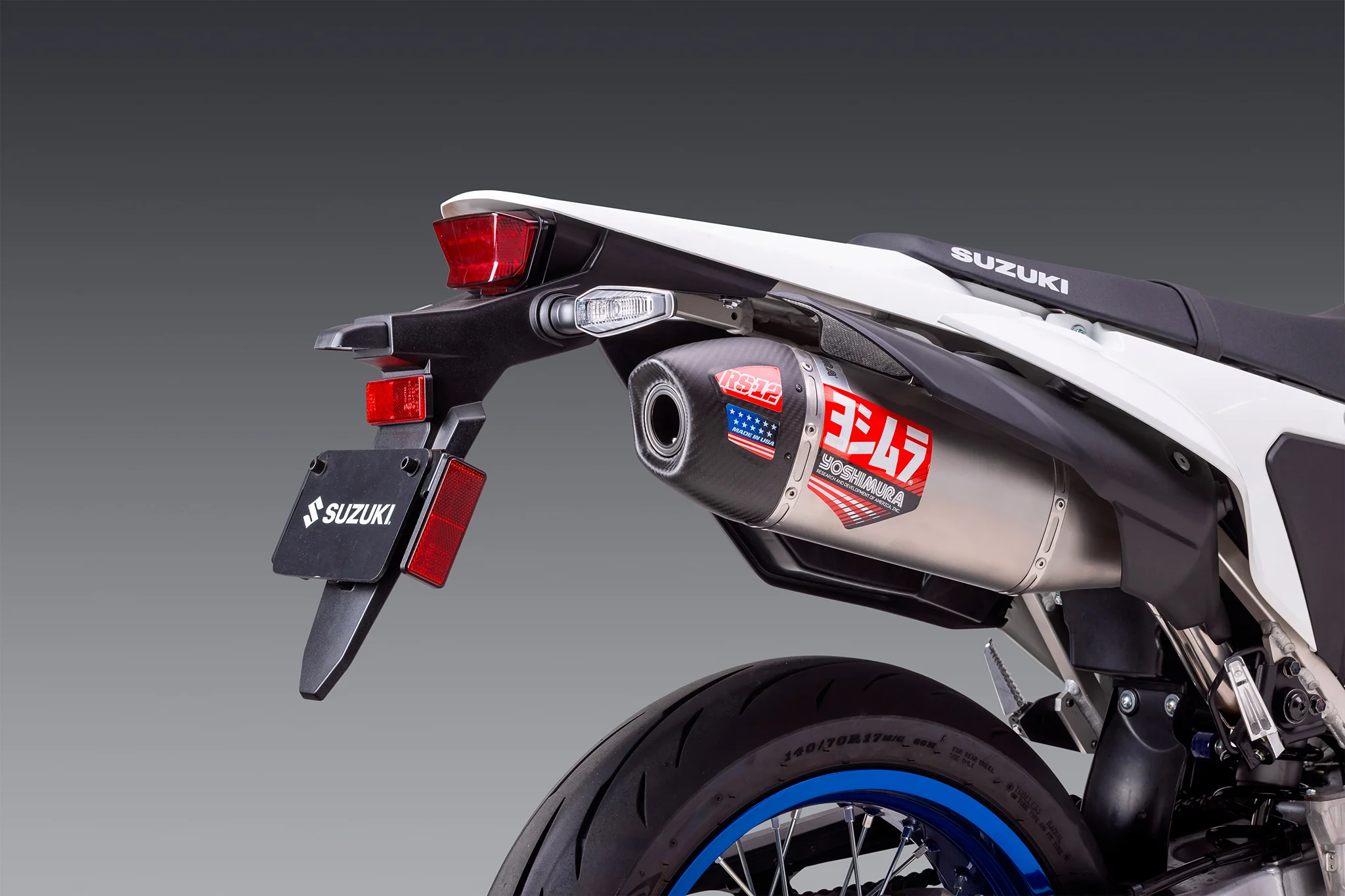 DR-Z4 S/SM 25-26 Race RS-12 Stainless Full Exhaust, w/ Stainless Muffler - Image 9