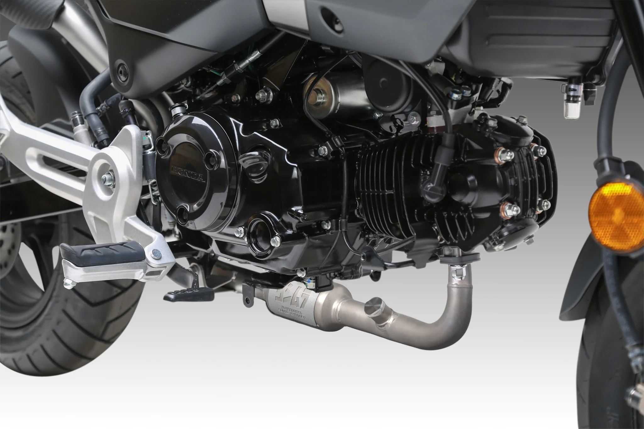 GROM 2022-26 RS-9T Stainless High Mount Full Exhaust, w/ Stainless Muffler - Image 7
