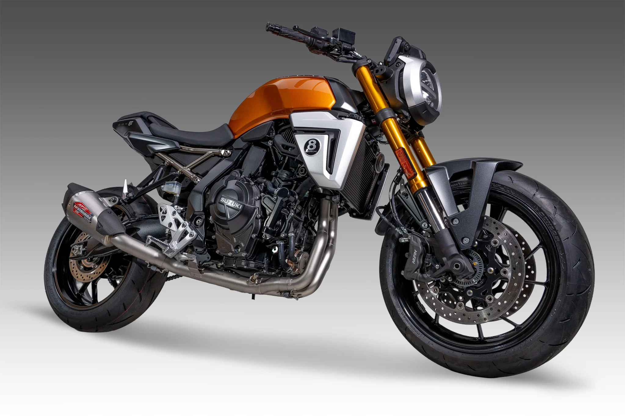 GSX-8S/R/T/TT 23-26 Race AT2 Stainless Full Exhaust, w/ Stainless Muffler - Image 14