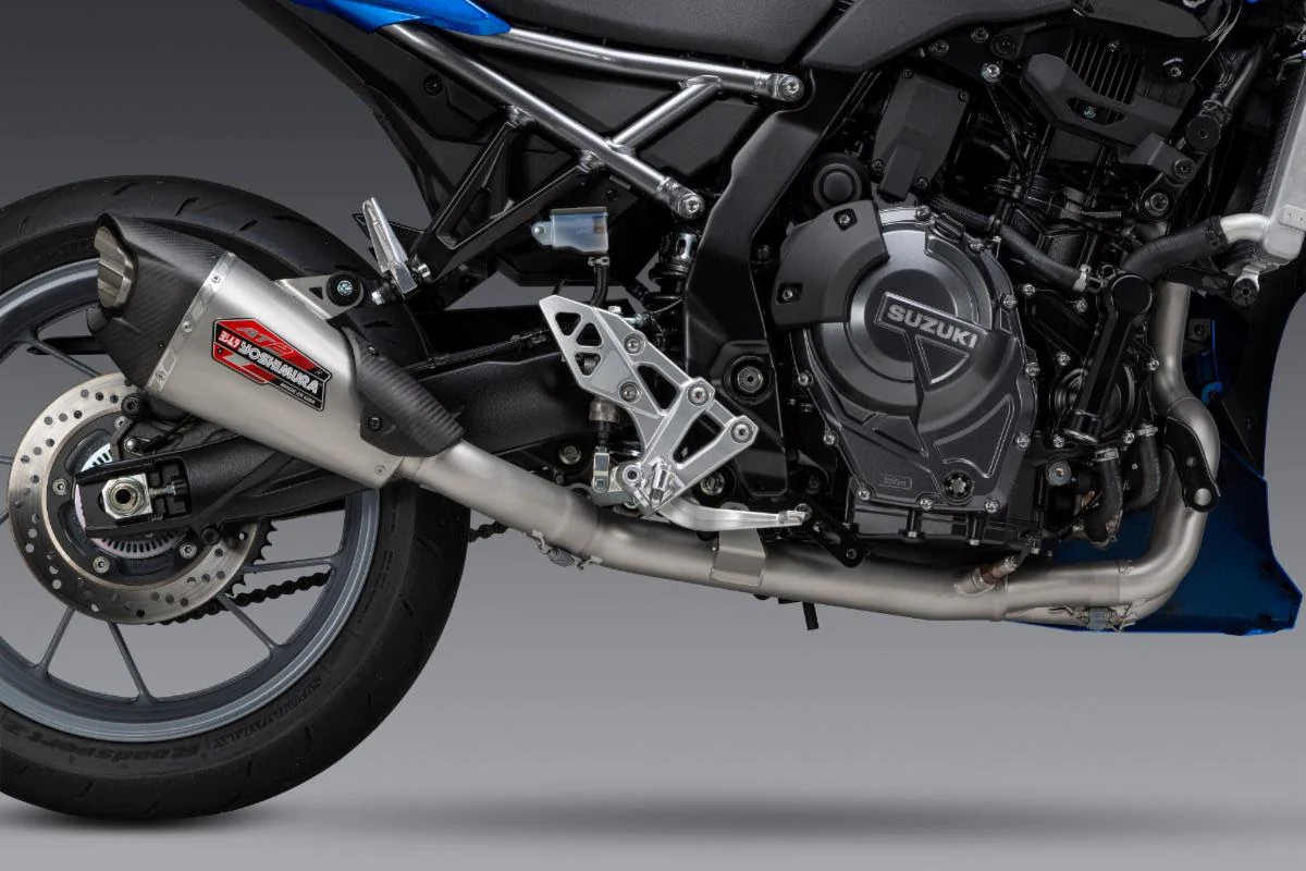 GSX-8S/R/T/TT 23-26 Race AT2 Stainless Full Exhaust, w/ Stainless Muffler - Image 4