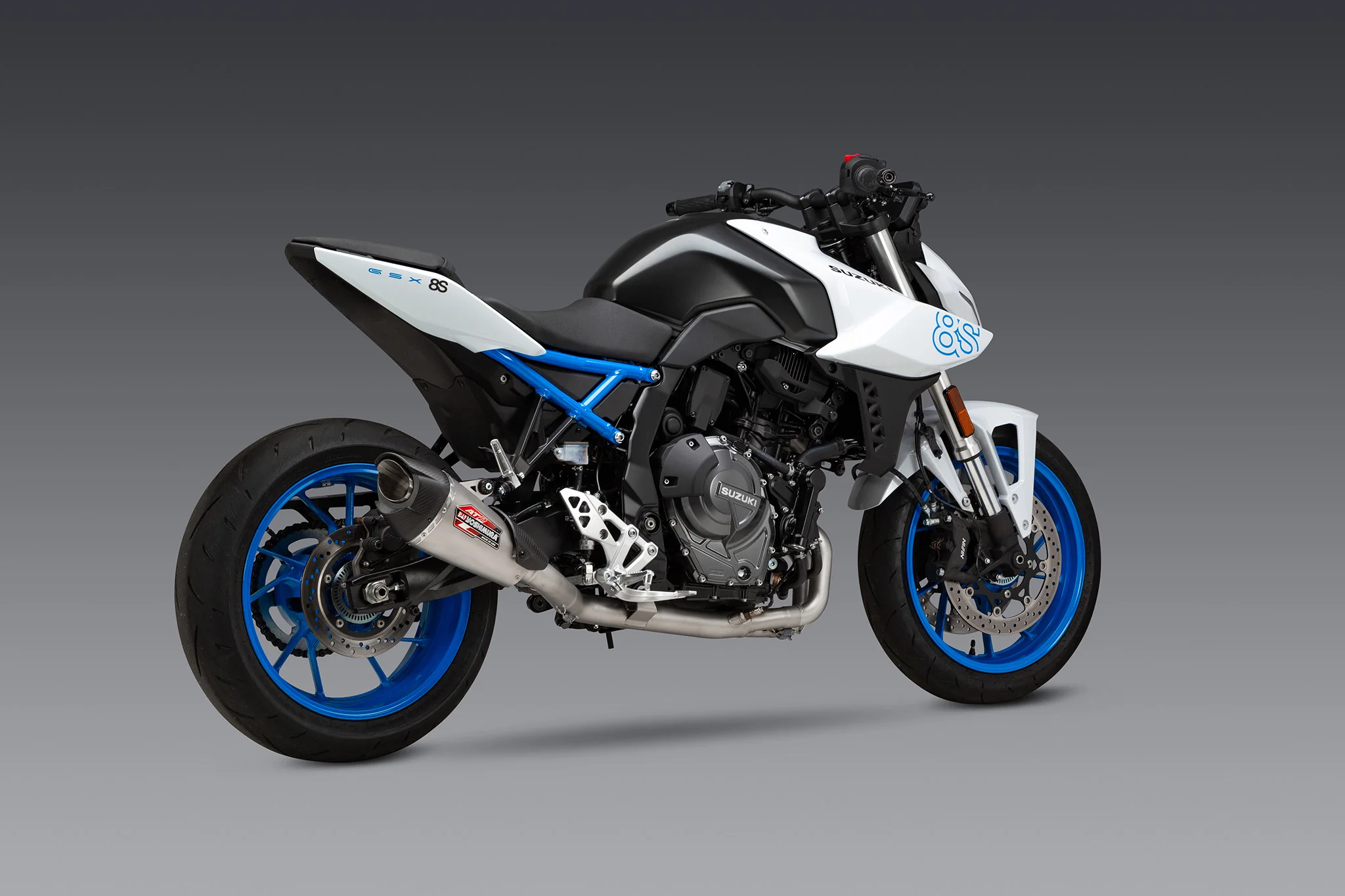 GSX-8S/R/T/TT 23-26 Race AT2 Stainless Full Exhaust, w/ Stainless Muffler - Image 9