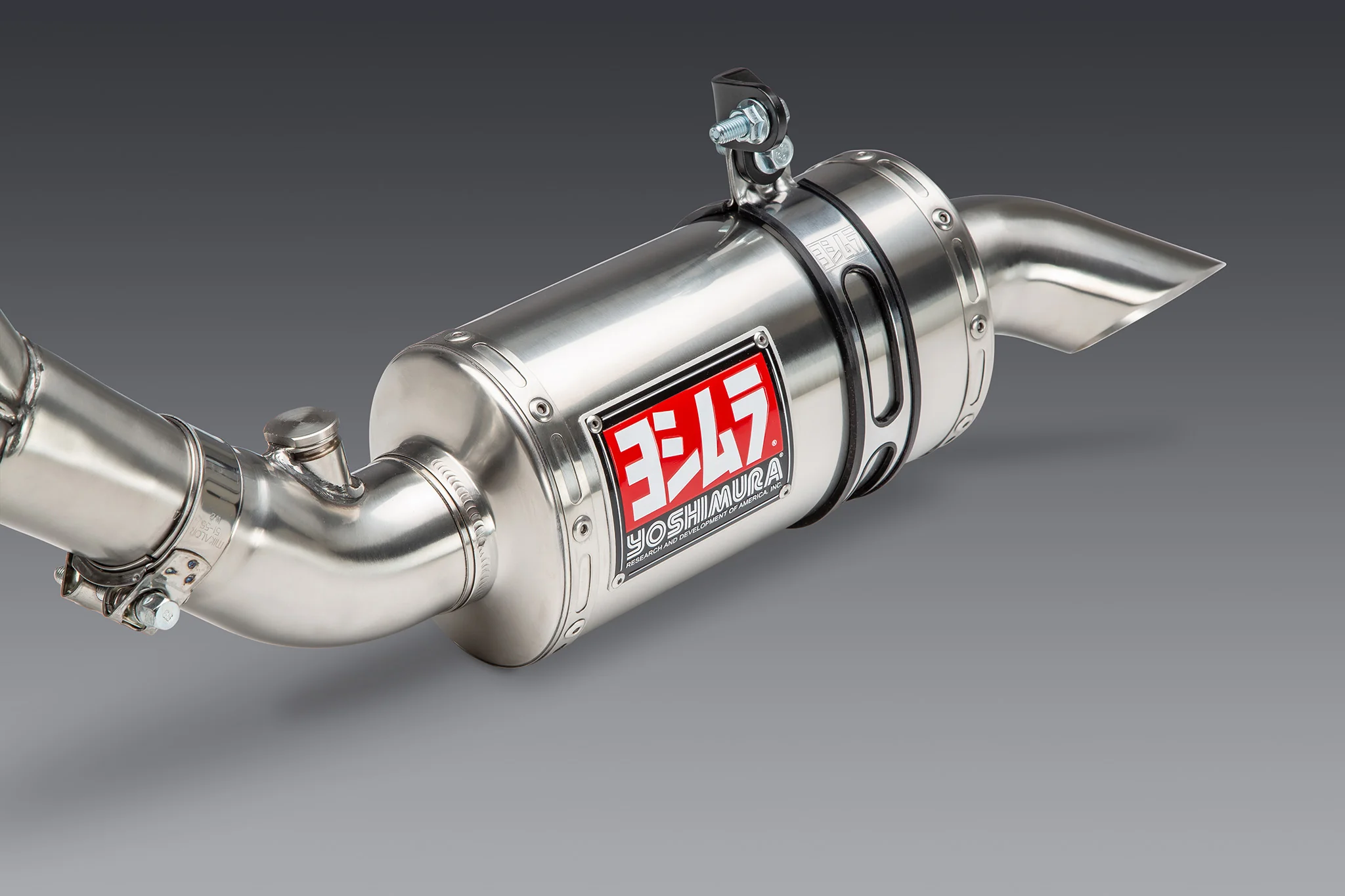 GSX-R1000 05+ / ZX-10R 07+ Oval Track Mod Lites Stainless Full Exhaust, w/ Stainless Muffler - Image 15