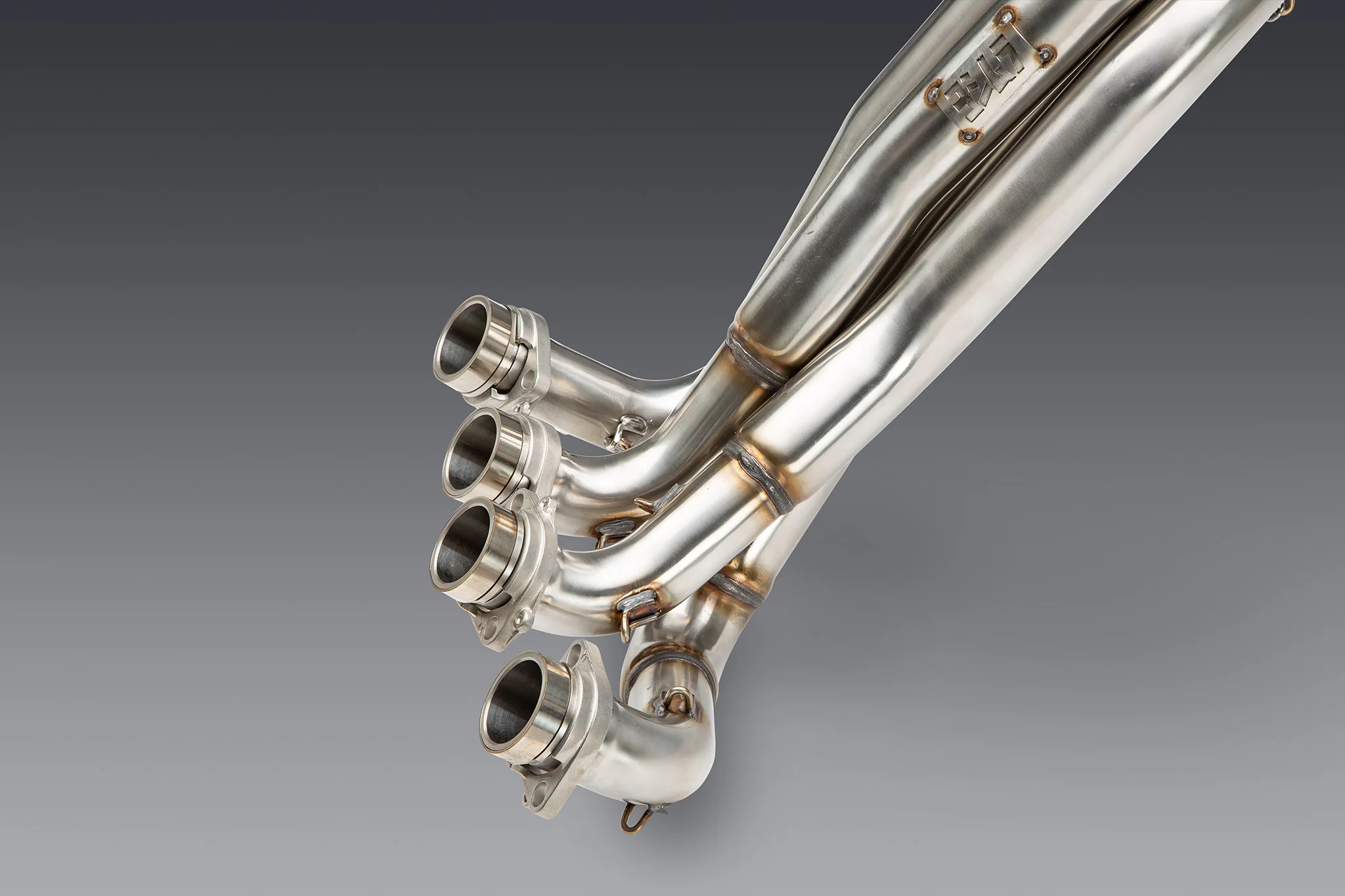GSX-R1000 05+ / ZX-10R 07+ Oval Track Mod Lites Stainless Full Exhaust, w/ Stainless Muffler - Image 8
