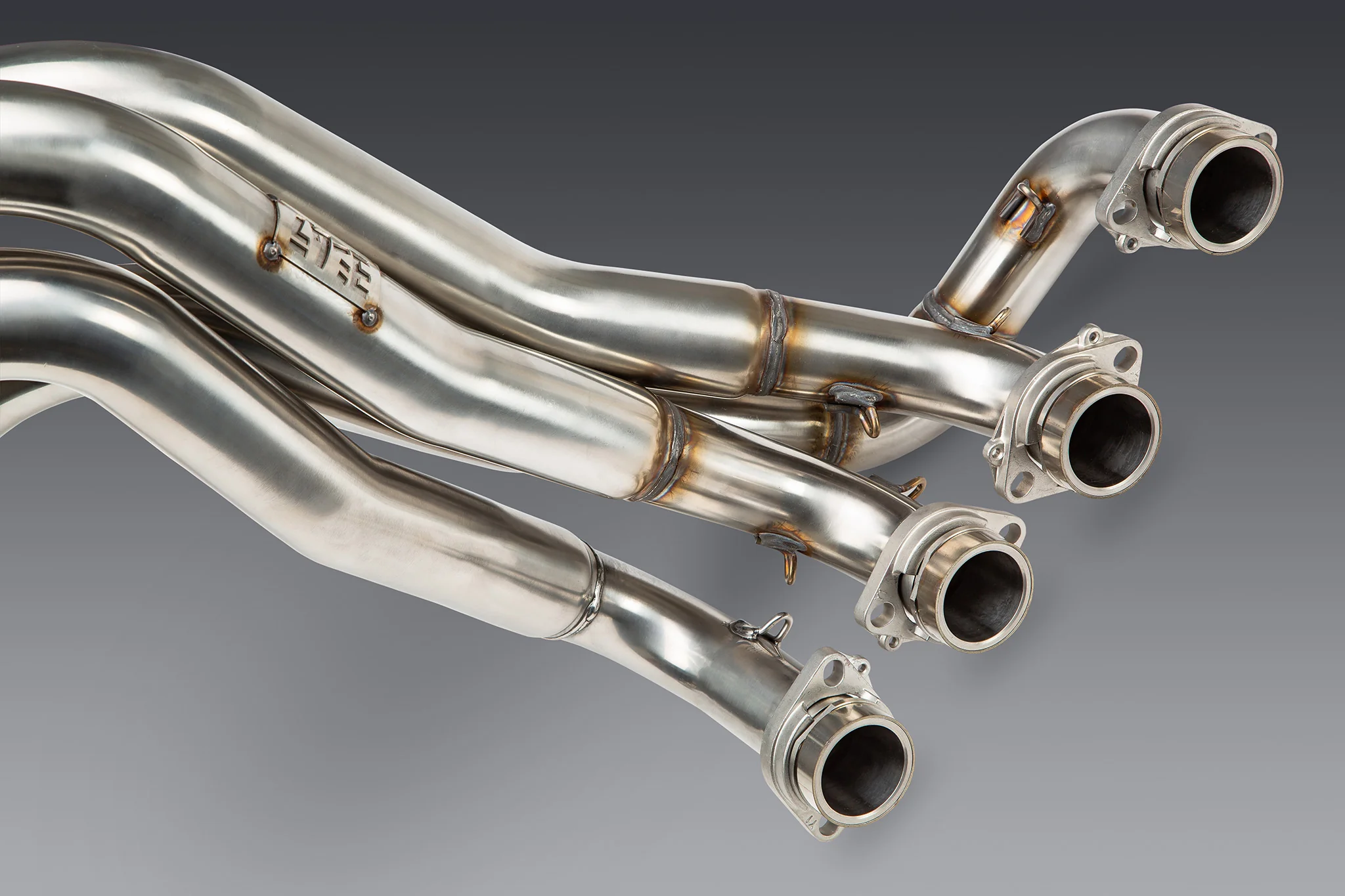 GSX-R1000 05+ / ZX-10R 07+ Oval Track Mod Lites Stainless Full Exhaust, w/ Stainless Muffler - Image 9