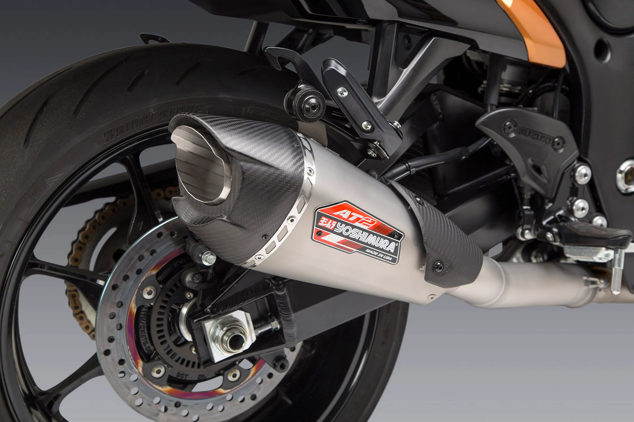 Hayabusa 2022-26 Race AT2 Stainless Full Exhaust, w/ Stainless Muffler - Image 3
