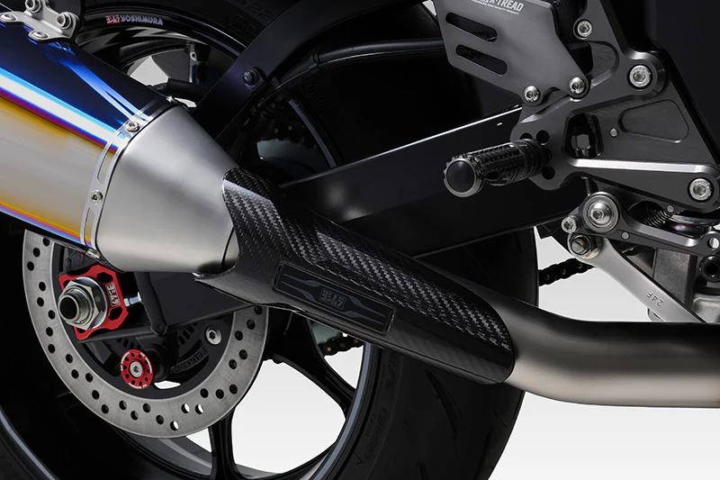 HAYABUSA 2021-23 JMCA RACE R-11Sq R TITANIUM FULL SYSTEM WITH TITANIUM BLUE SLEEVE - Image 9