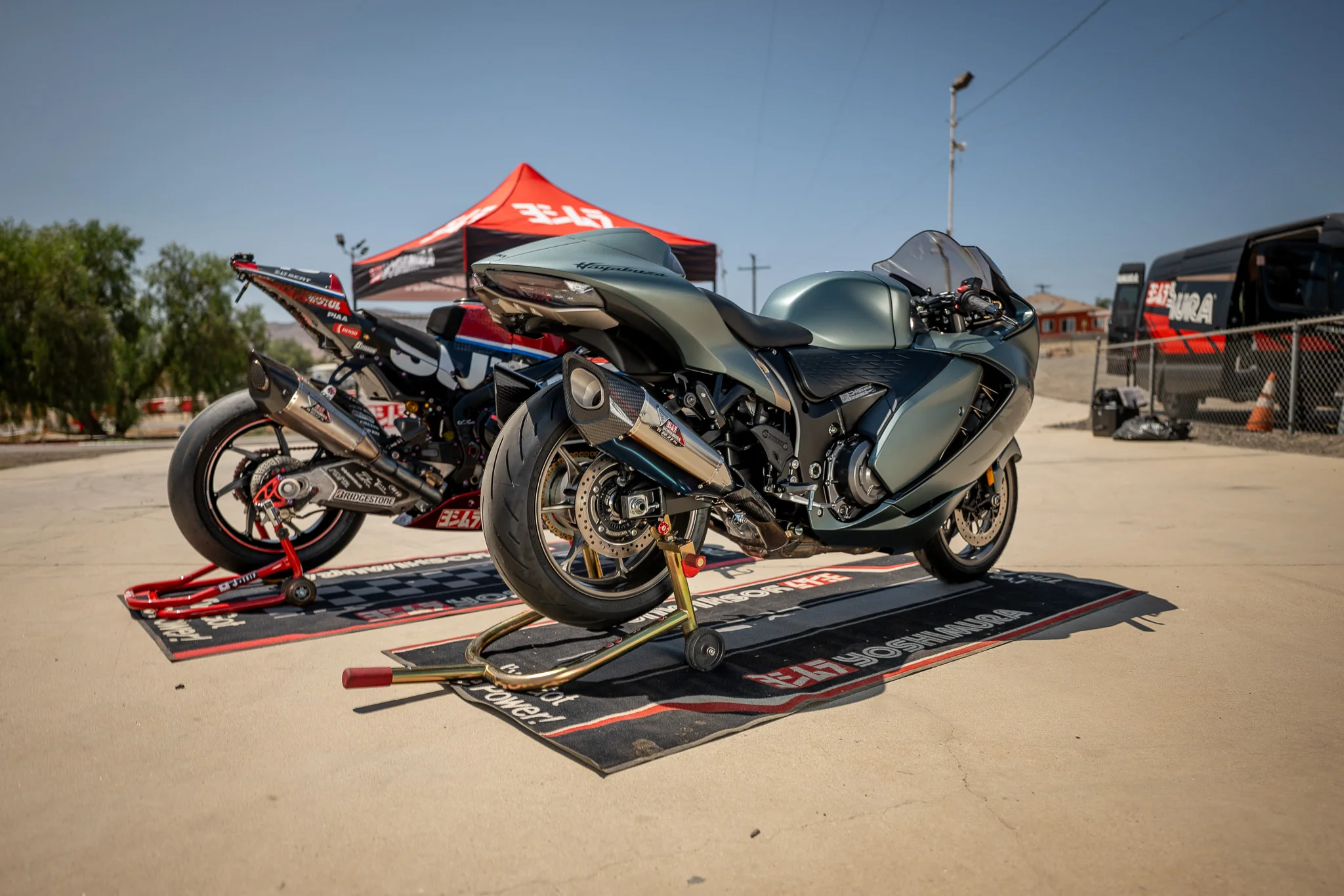 HAYABUSA 2021-26 Race R-11SQ-R Dual Stainless Slip-On Exhaust, w/ Titanium Mufflers - Image 4