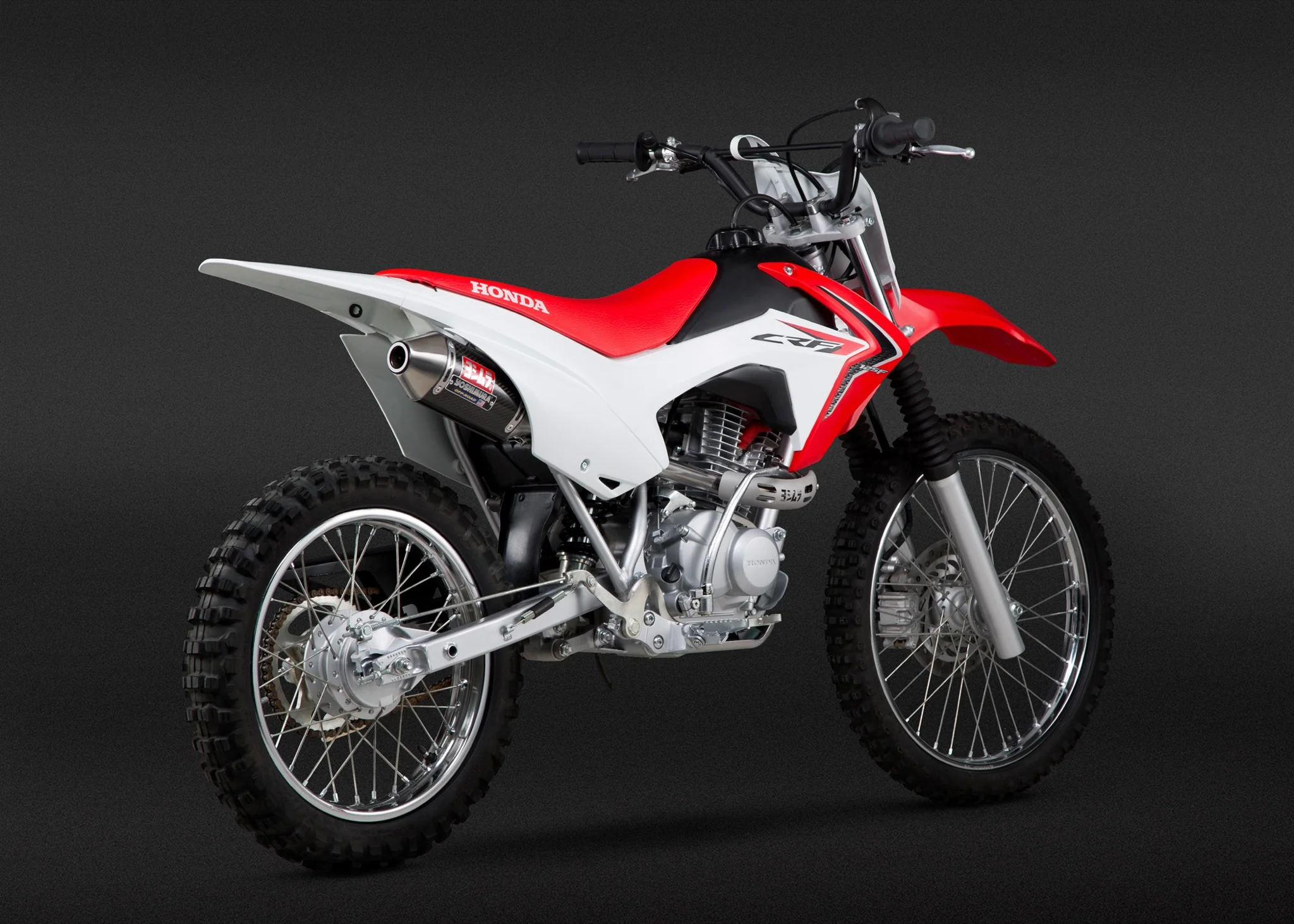 CRF125F 14-18 RS-2 Stainless Full Exhaust, w/ Carbon Fiber Muffler - Image 2
