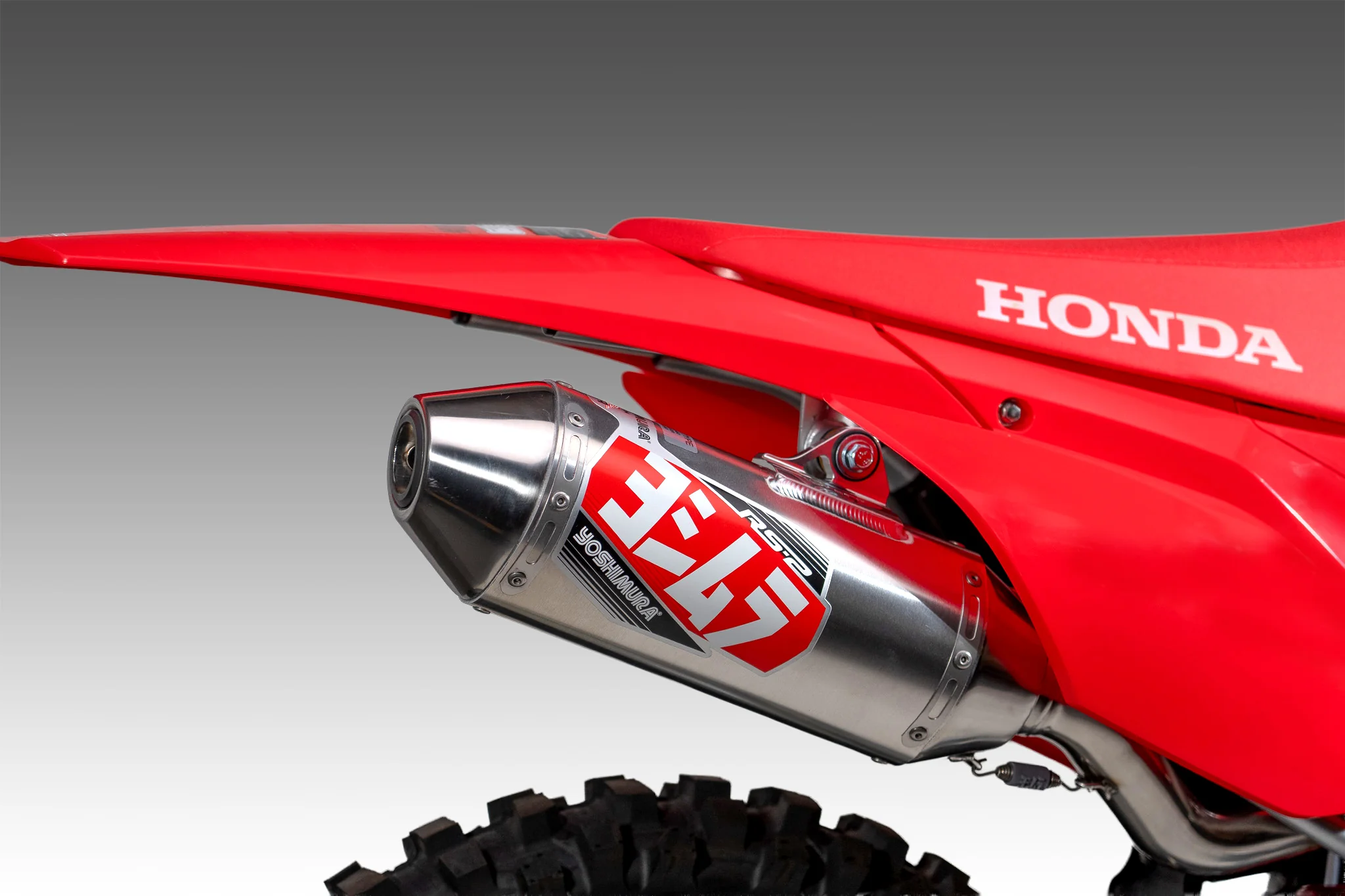 CRF250F 19-25 / CRF300F 2026 RS-2 Stainless Full Exhaust, w/ Aluminum Muffler - Image 3