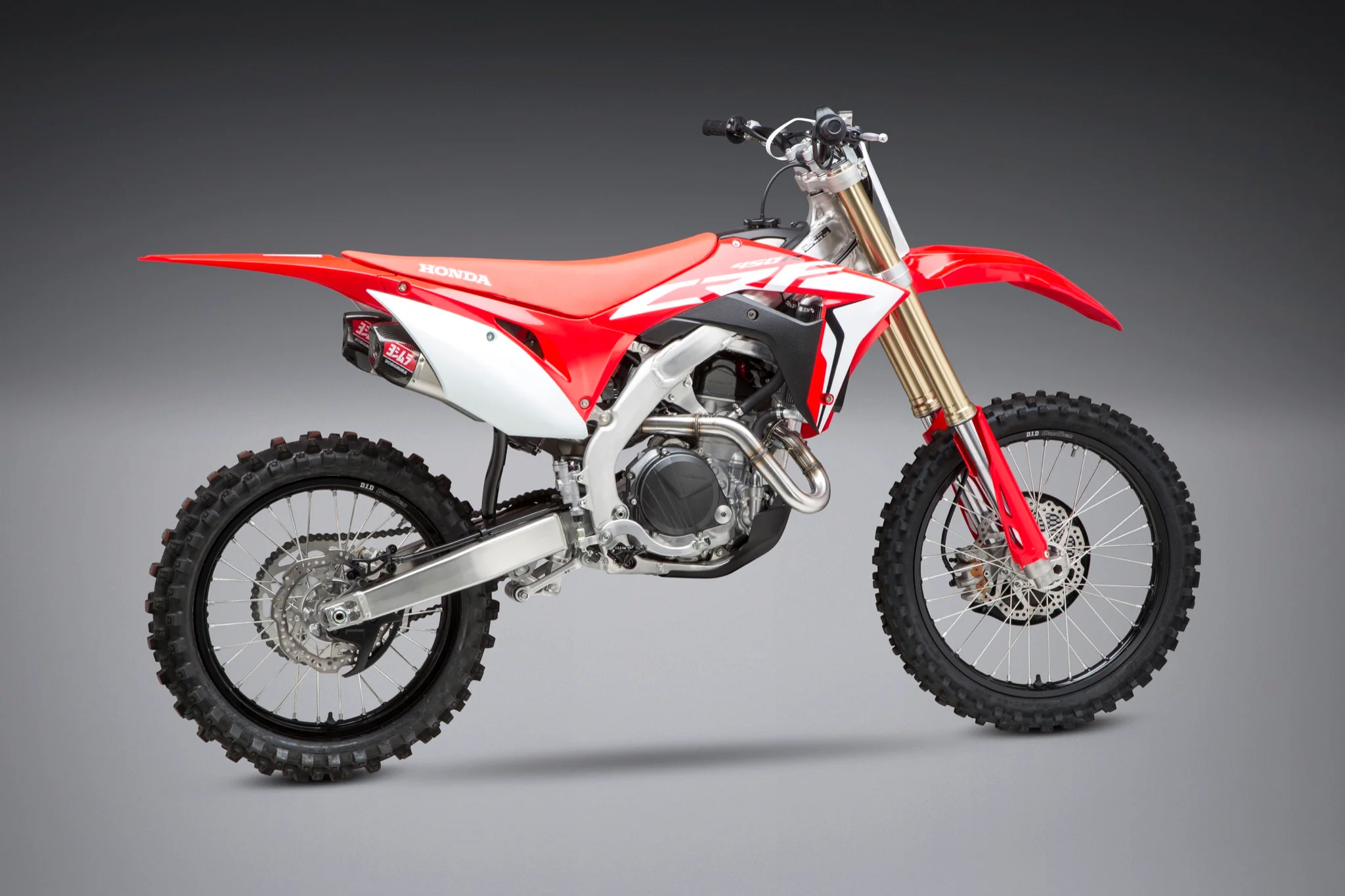 CRF450R/RX 17-20 / CRF450R-S 2022 RS-9T Stainless Full Exhaust, w/ Stainless Mufflers - Image 2