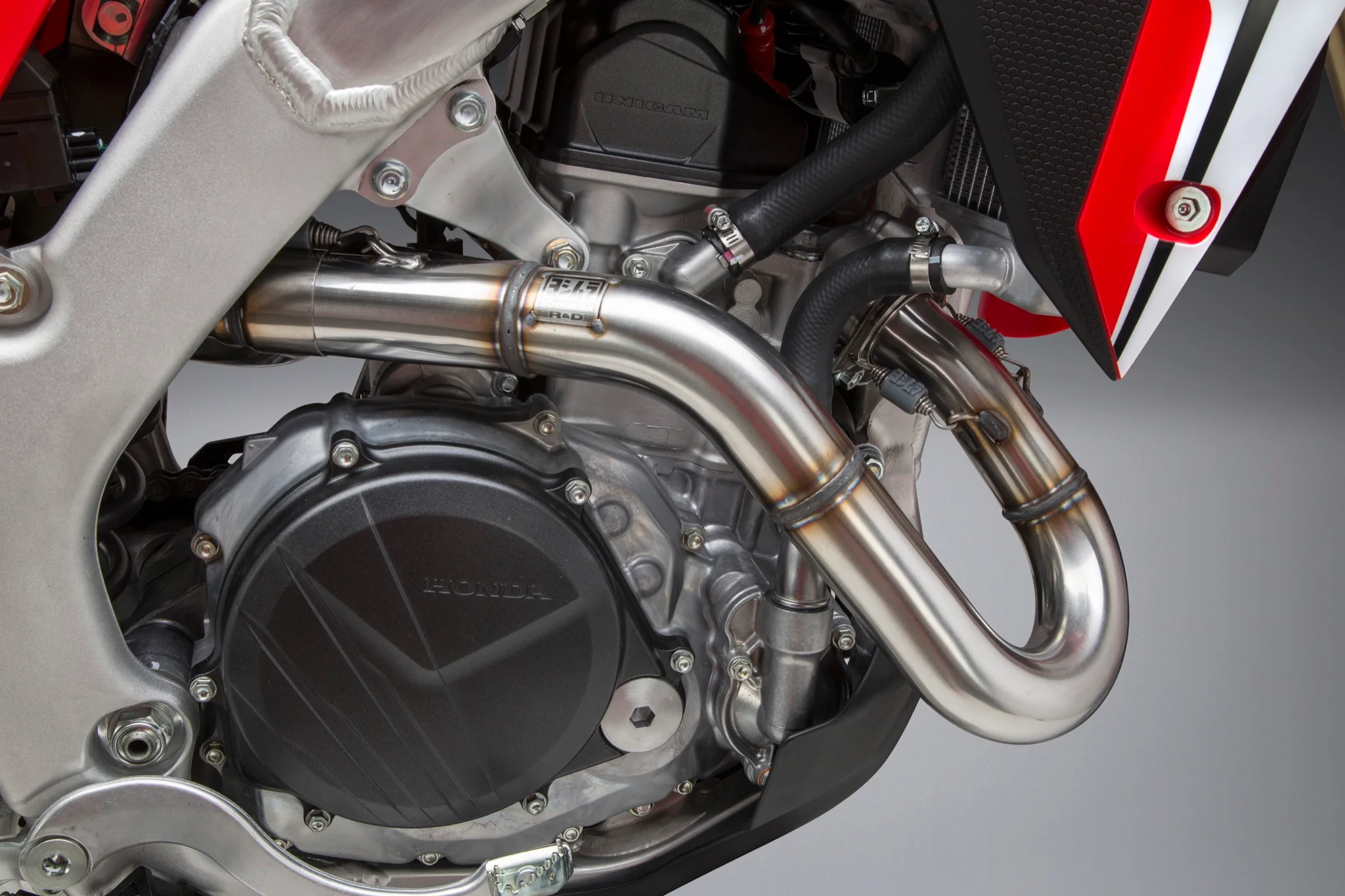 CRF450R/RX 17-20 / CRF450R-S 2022 RS-9T Stainless Full Exhaust, w/ Stainless Mufflers - Image 3