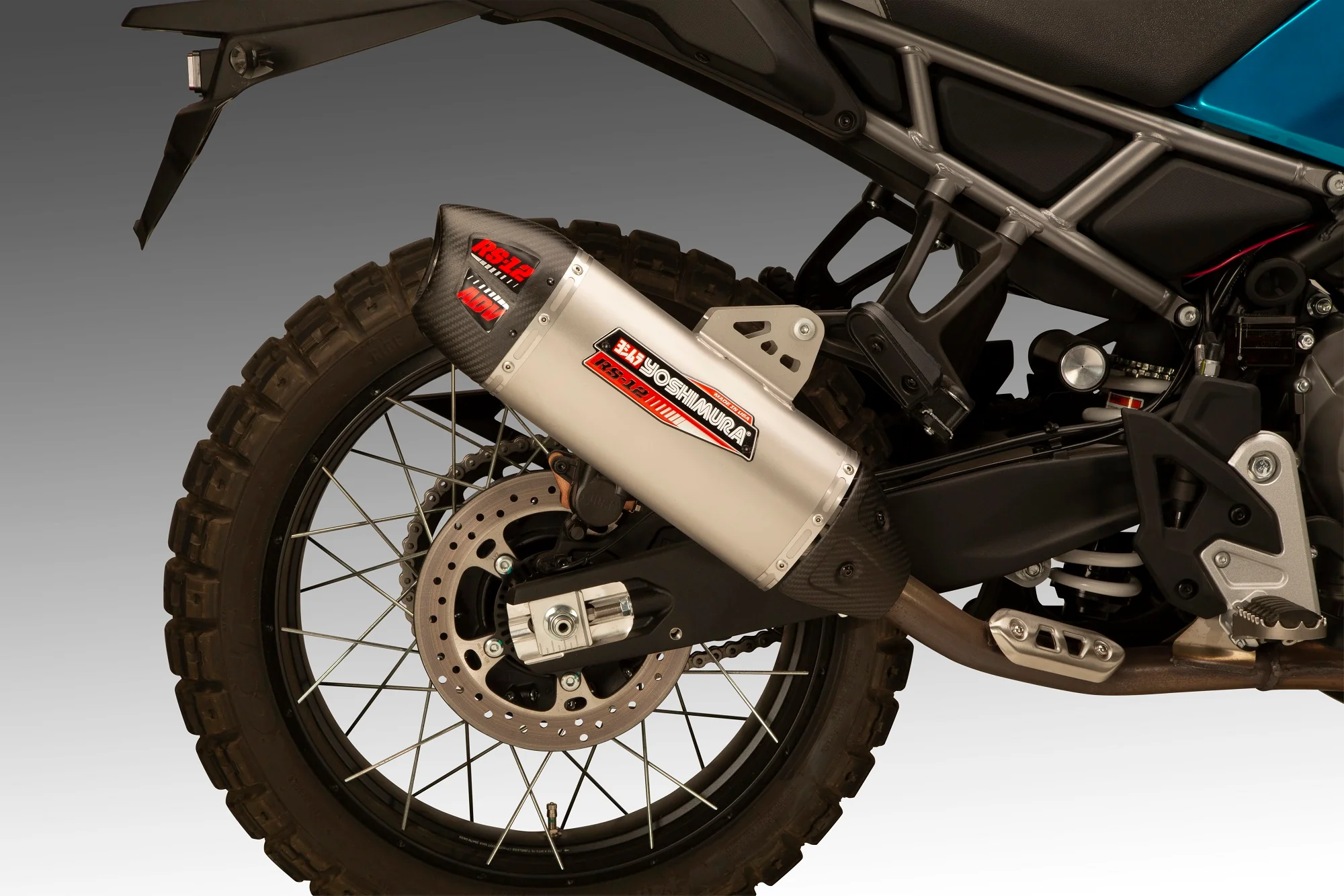 IBEX / MT 450 25-26 RS-12 ADV Stainless Slip-On Exhaust w/ Stainless Muffler - Image 3