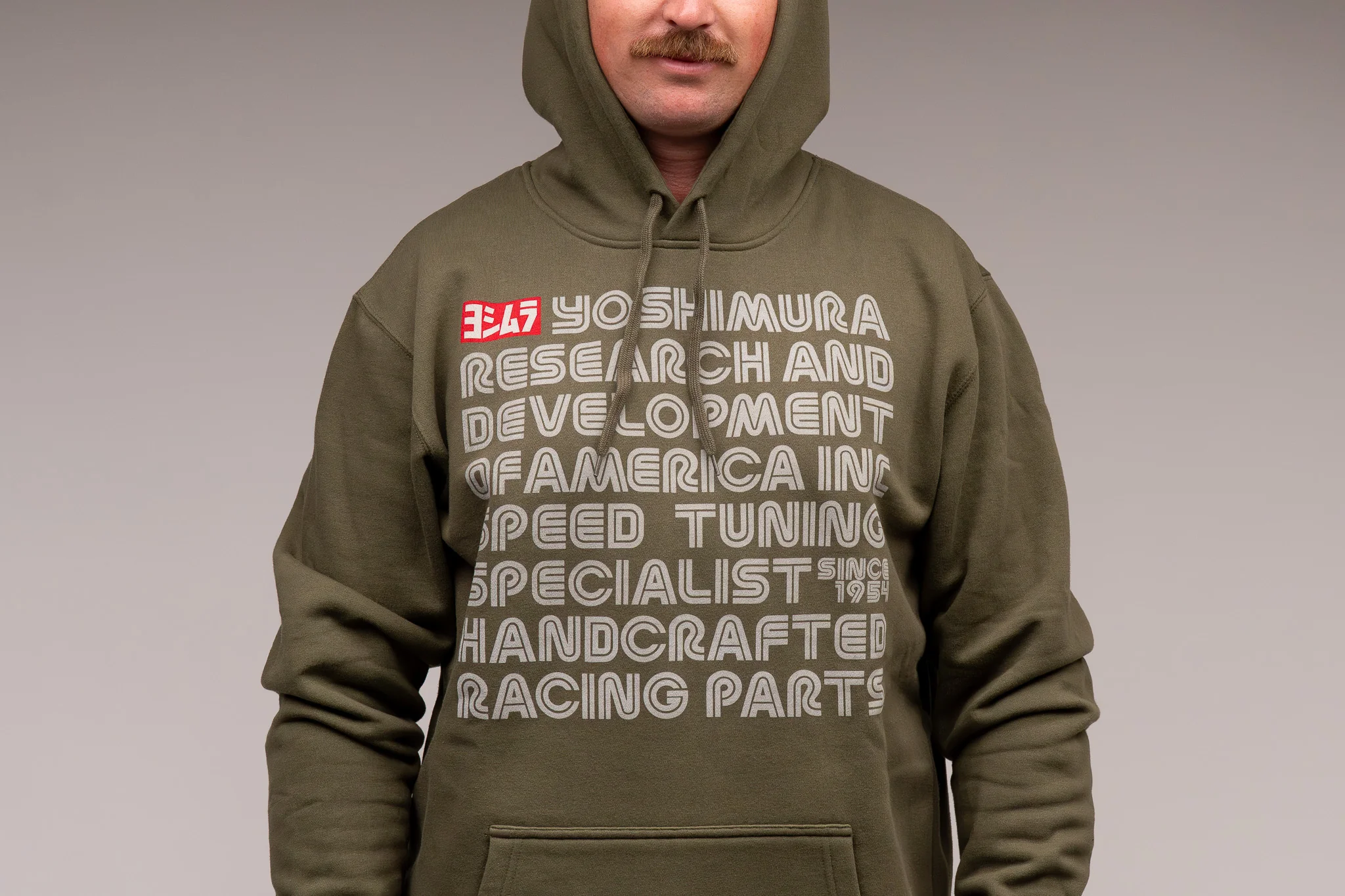 Intro Pull Over Hoodie Army Green - Image 2
