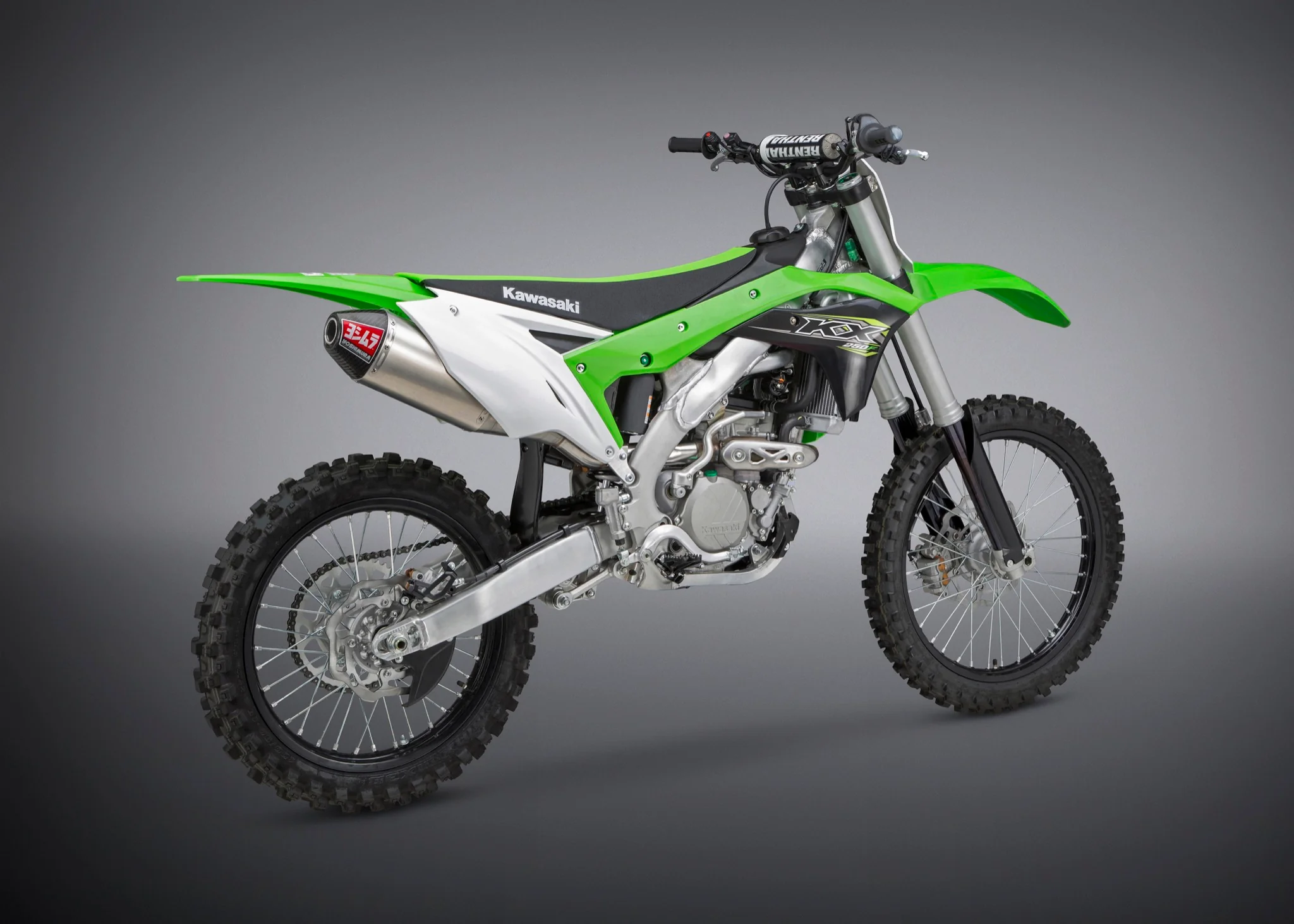 KX250F 17-20 RS-4 Stainless Slip-On Exhaust, w/ Aluminum Muffler - Image 2