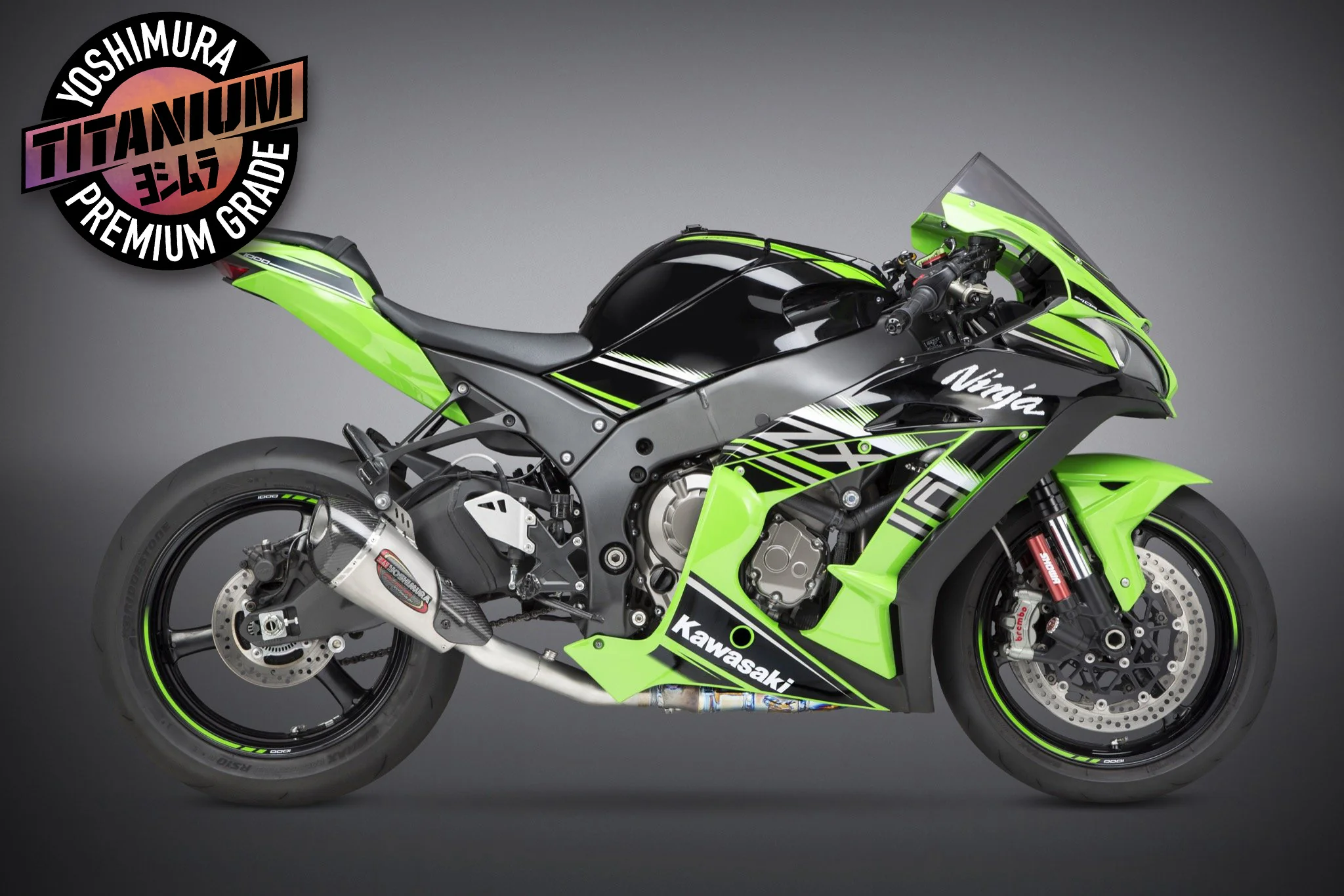 ZX-10R/RR 16-20 Race ALPHA T 3/4 Exhaust, w/ Titanium Muffler