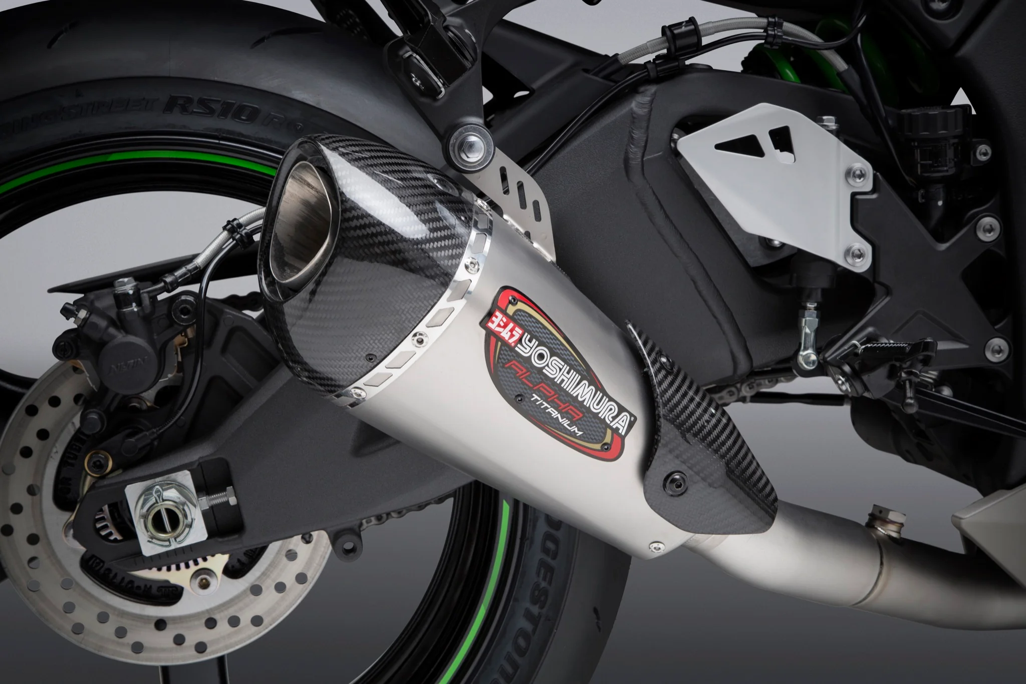ZX-10R/RR 16-20 Race ALPHA T 3/4 Exhaust, w/ Titanium Muffler - Image 7