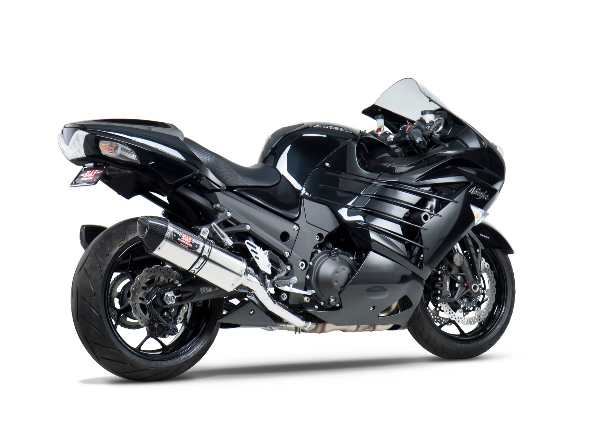 ZX-14R 12-25 Race R-77 Stainless Slip-On Exhaust, w/ Stainless Mufflers - Image 2