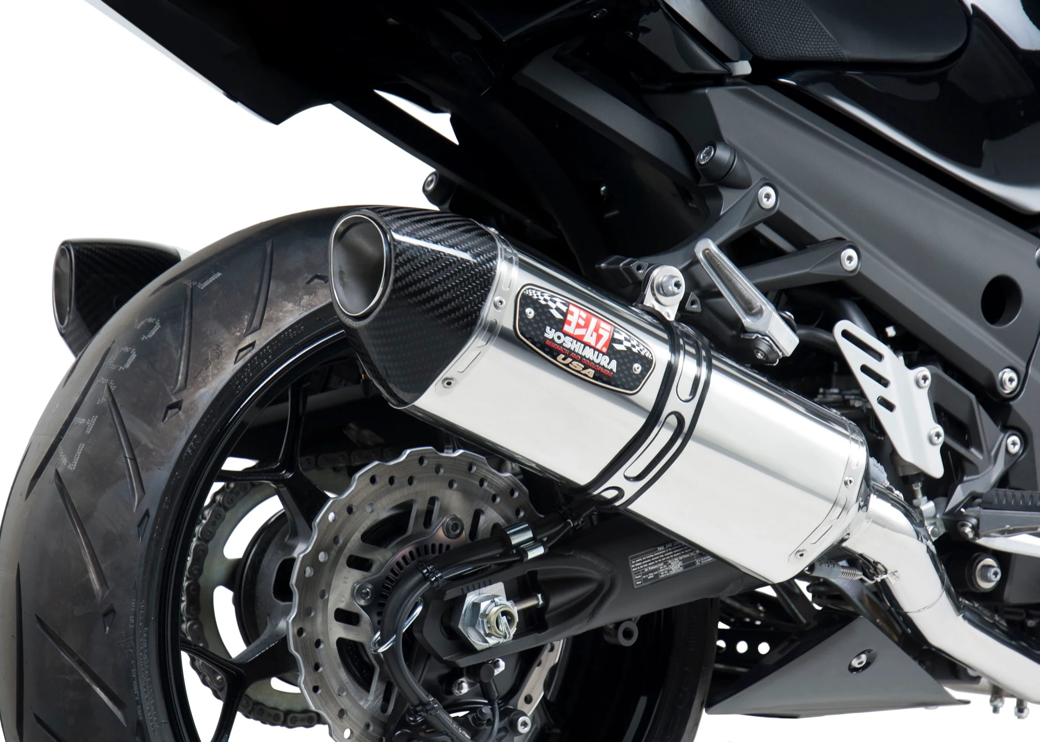 ZX-14R 12-25 Race R-77 Stainless Slip-On Exhaust, w/ Stainless Mufflers - Image 3