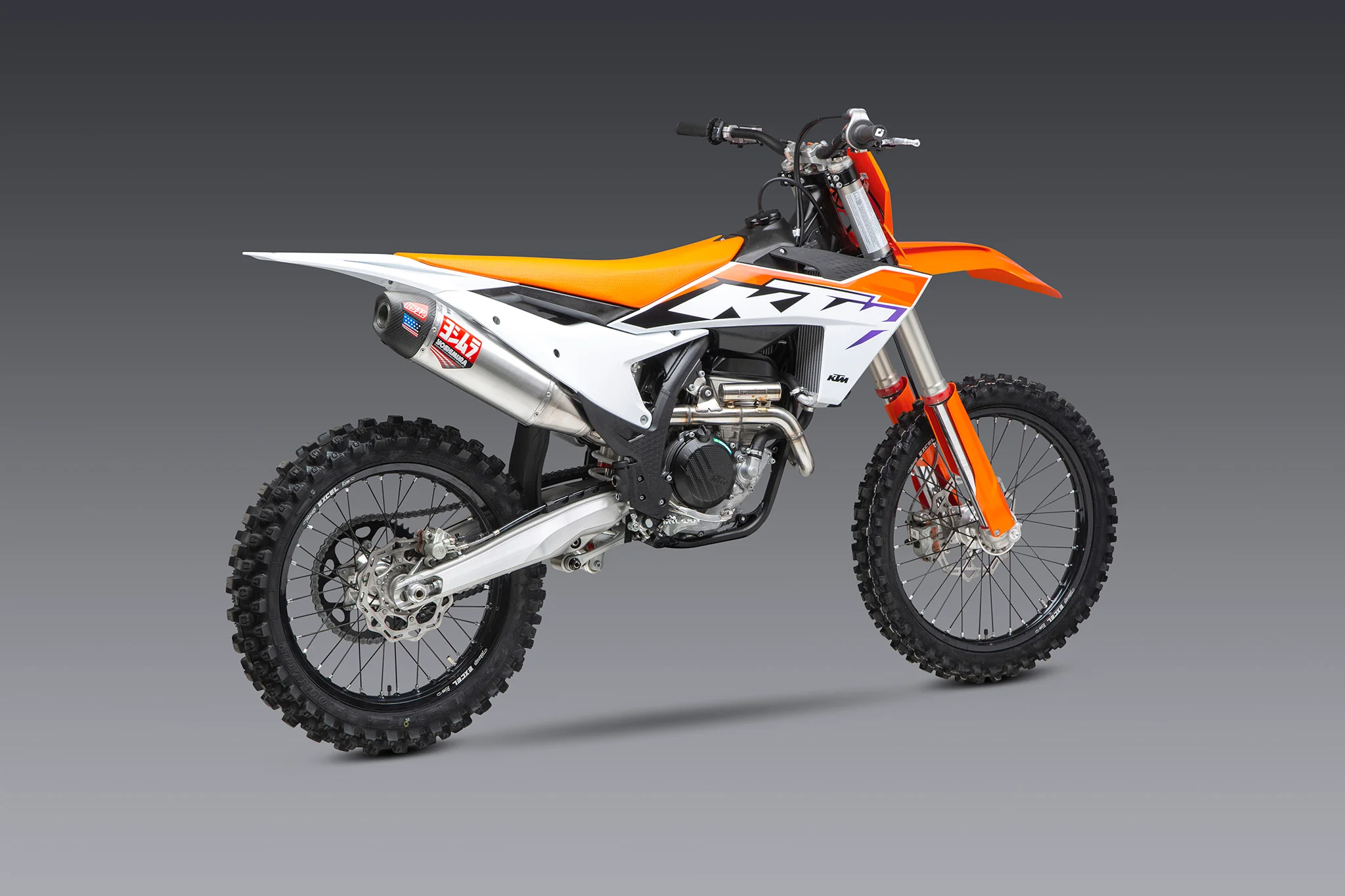 KTM 250/350SX-F / Husqvarna FC250/350 22-26 RS-12 Stainless Full Exhaust, w/ Aluminum Muffler