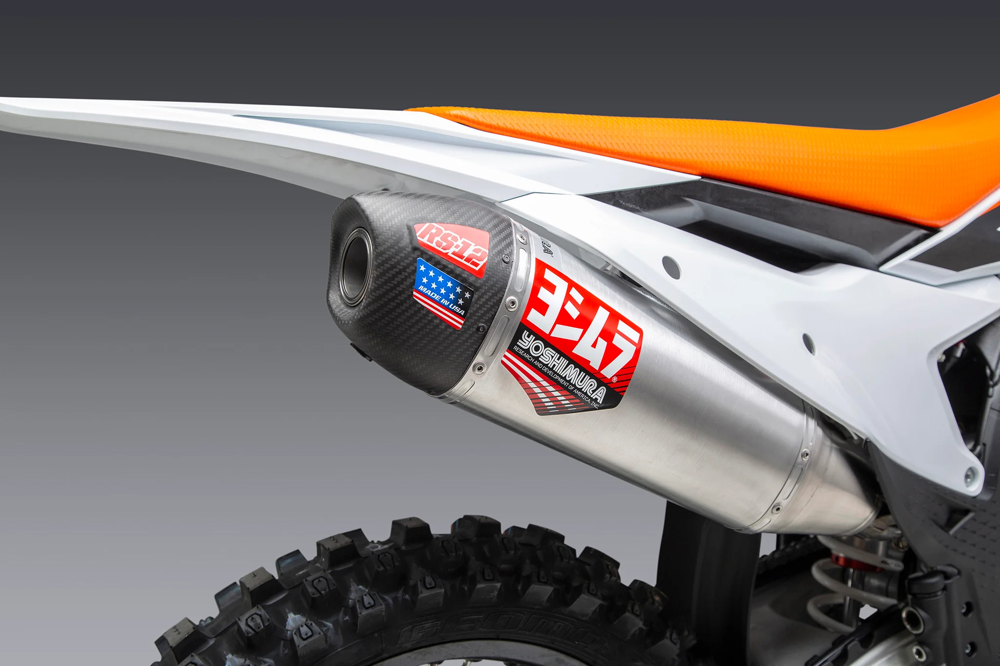 KTM 250/350SX-F / Husqvarna FC250/350 22-26 RS-12 Stainless Full Exhaust, w/ Aluminum Muffler - Image 14
