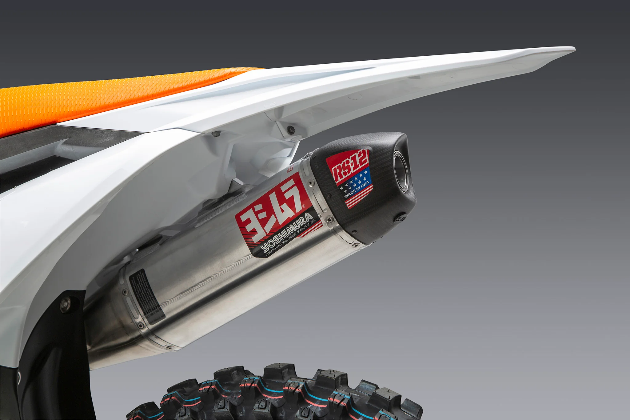 KTM 250/350SX-F / Husqvarna FC250/350 22-26 RS-12 Stainless Full Exhaust, w/ Aluminum Muffler - Image 17