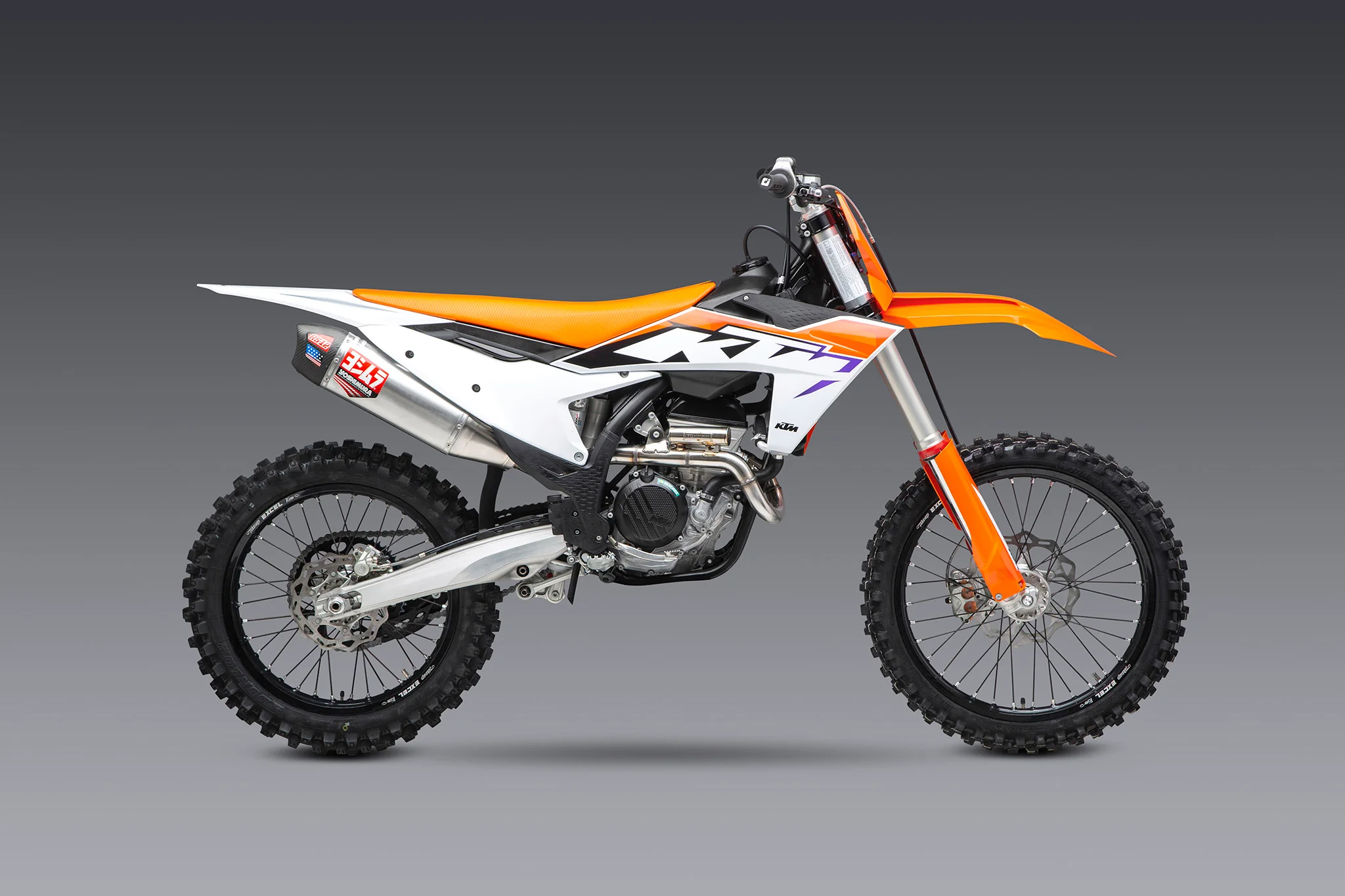KTM 250/350SX-F / Husqvarna FC250/350 22-26 RS-12 Stainless Full Exhaust, w/ Aluminum Muffler - Image 3