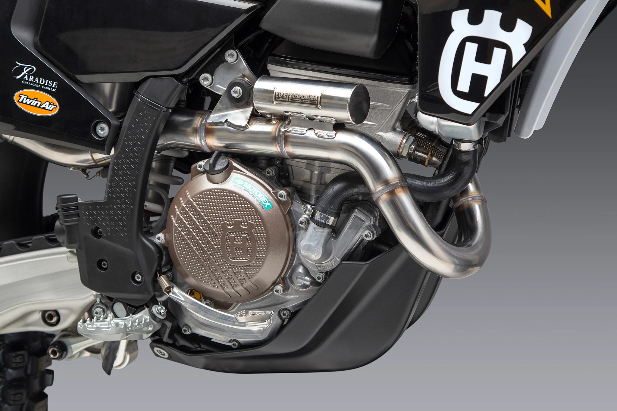 KTM 250/350SX-F / Husqvarna FC250/350 22-26 RS-12 Stainless Full Exhaust, w/ Aluminum Muffler - Image 6